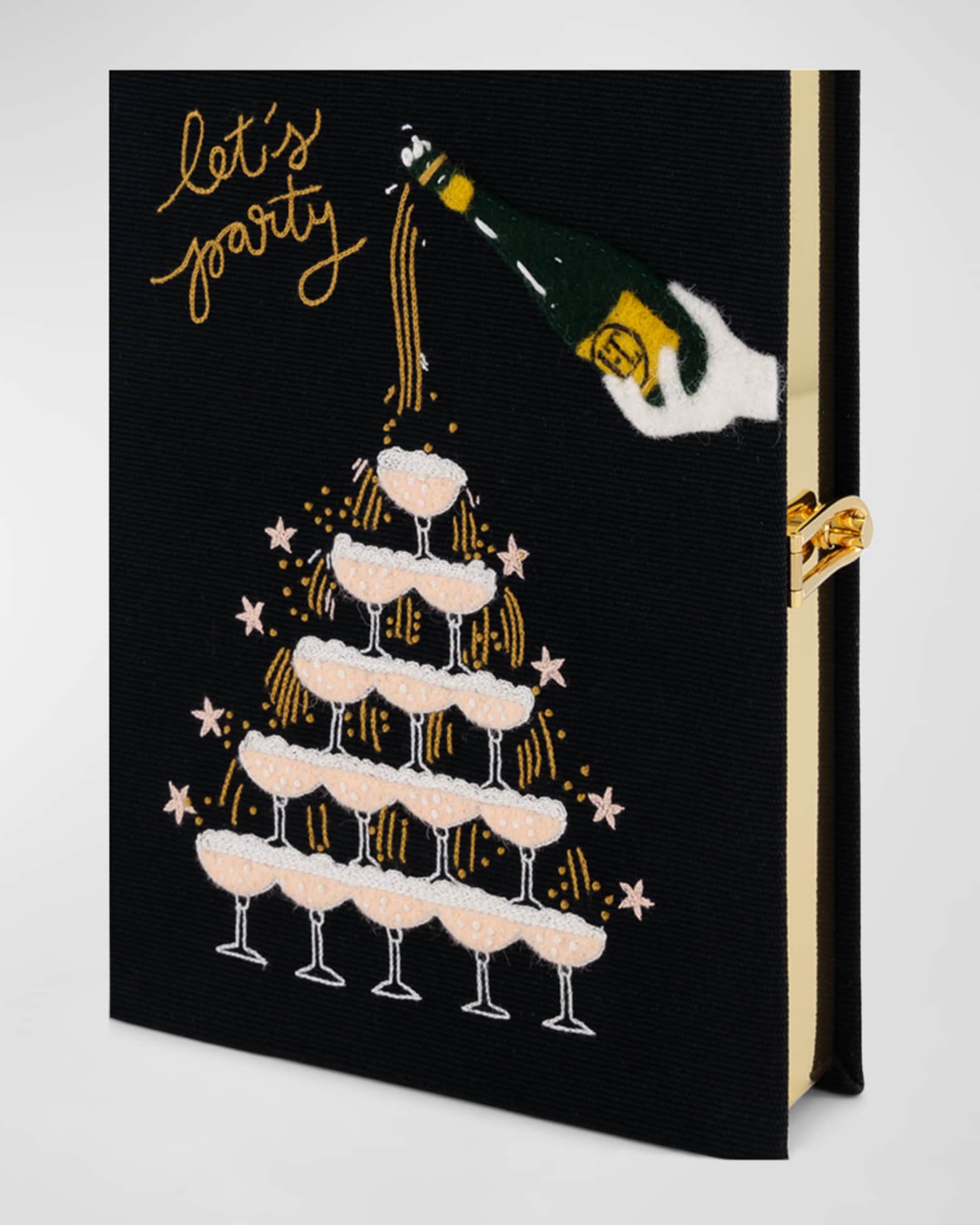 Olympia Le-Tan Let's Party Book Clutch Bag | Neiman Marcus