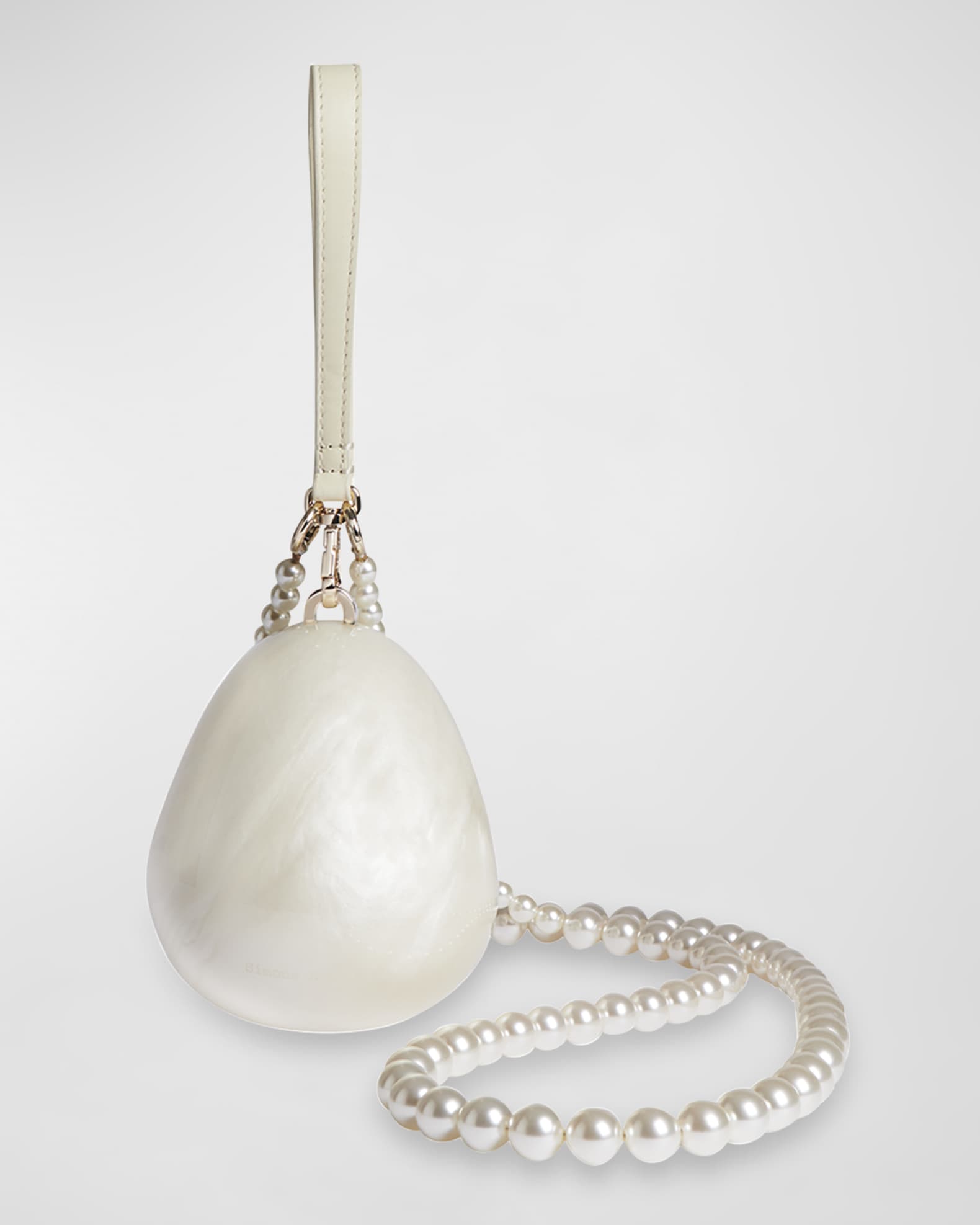 Micro Pearly Egg Crossbody Bag | Neiman Marcus Micro Pearly Egg Crossbody Bag | Neiman Marcus