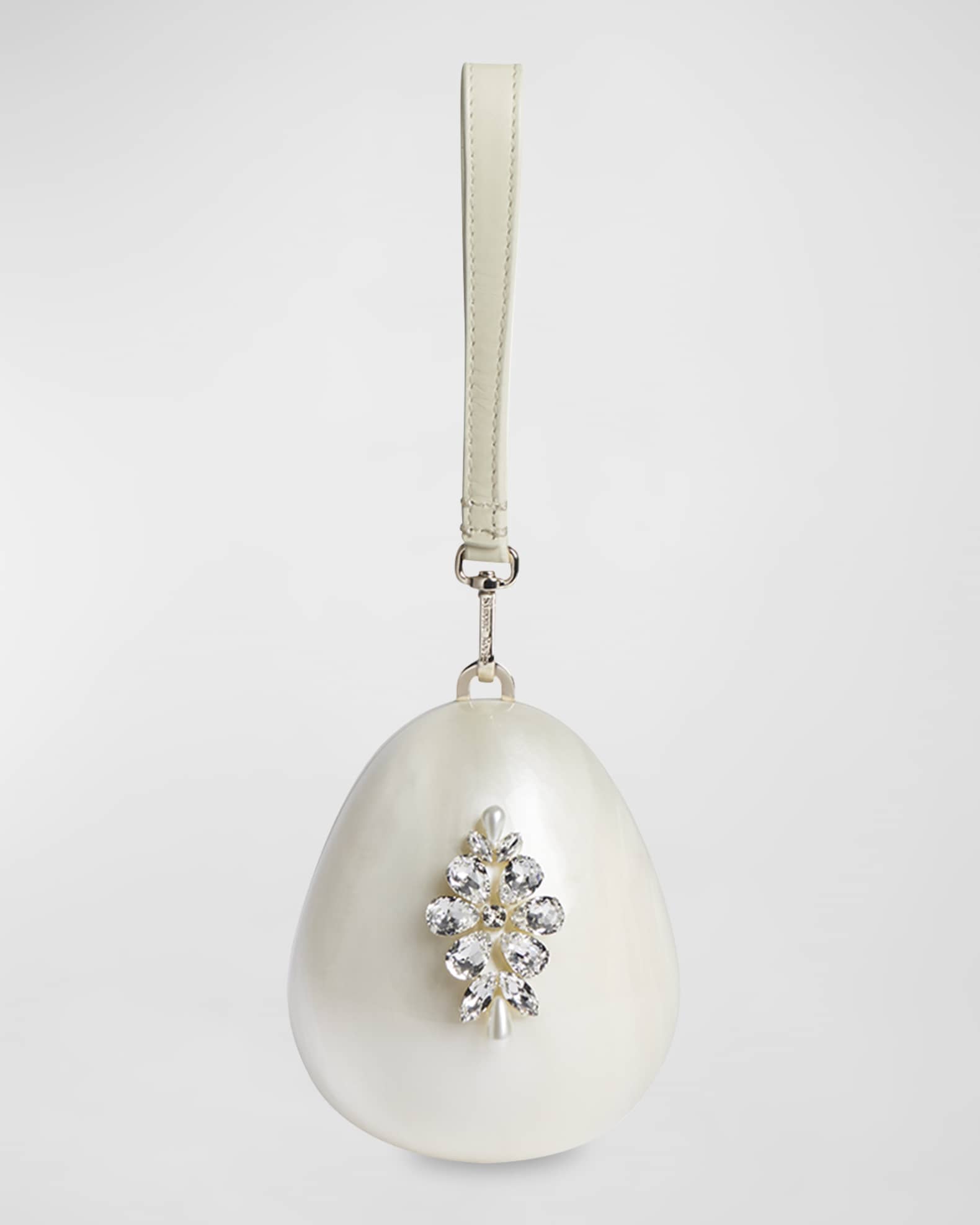 Micro Pearly Egg Crossbody Bag | Neiman Marcus Micro Pearly Egg Crossbody Bag | Neiman Marcus
