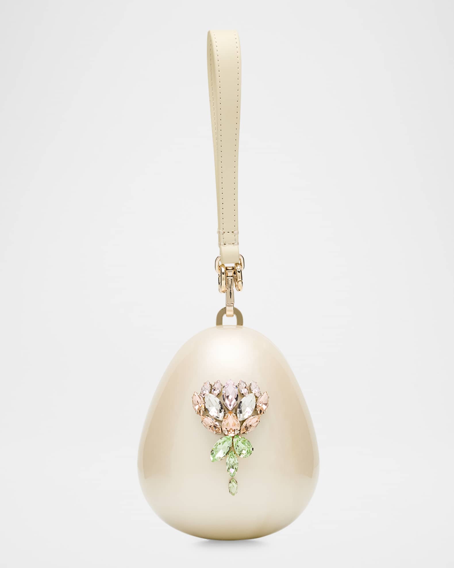 Micro Pearly Egg Crossbody Bag 0