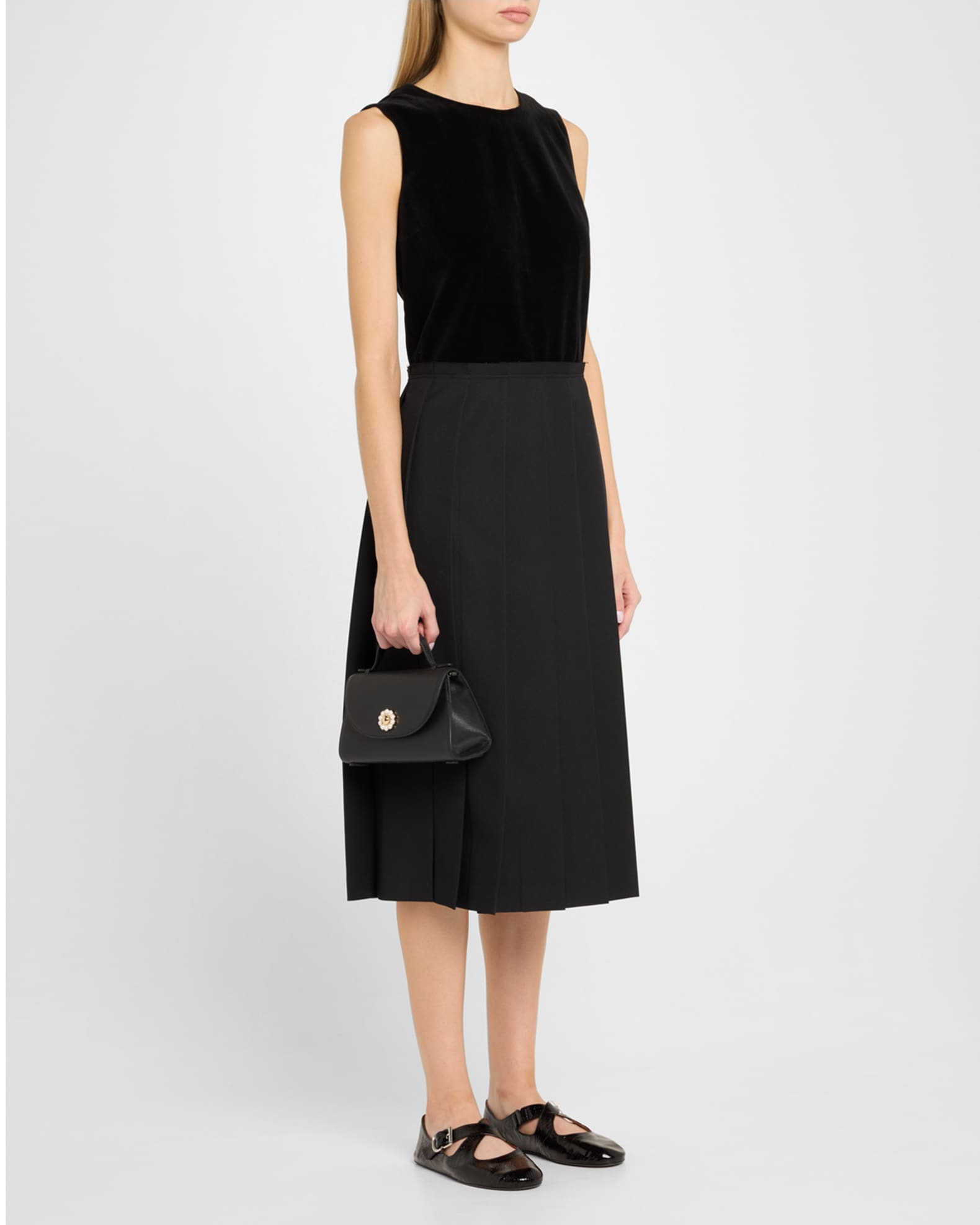 Simone Rocha Valentine Pochette Leather Shoulder Bag