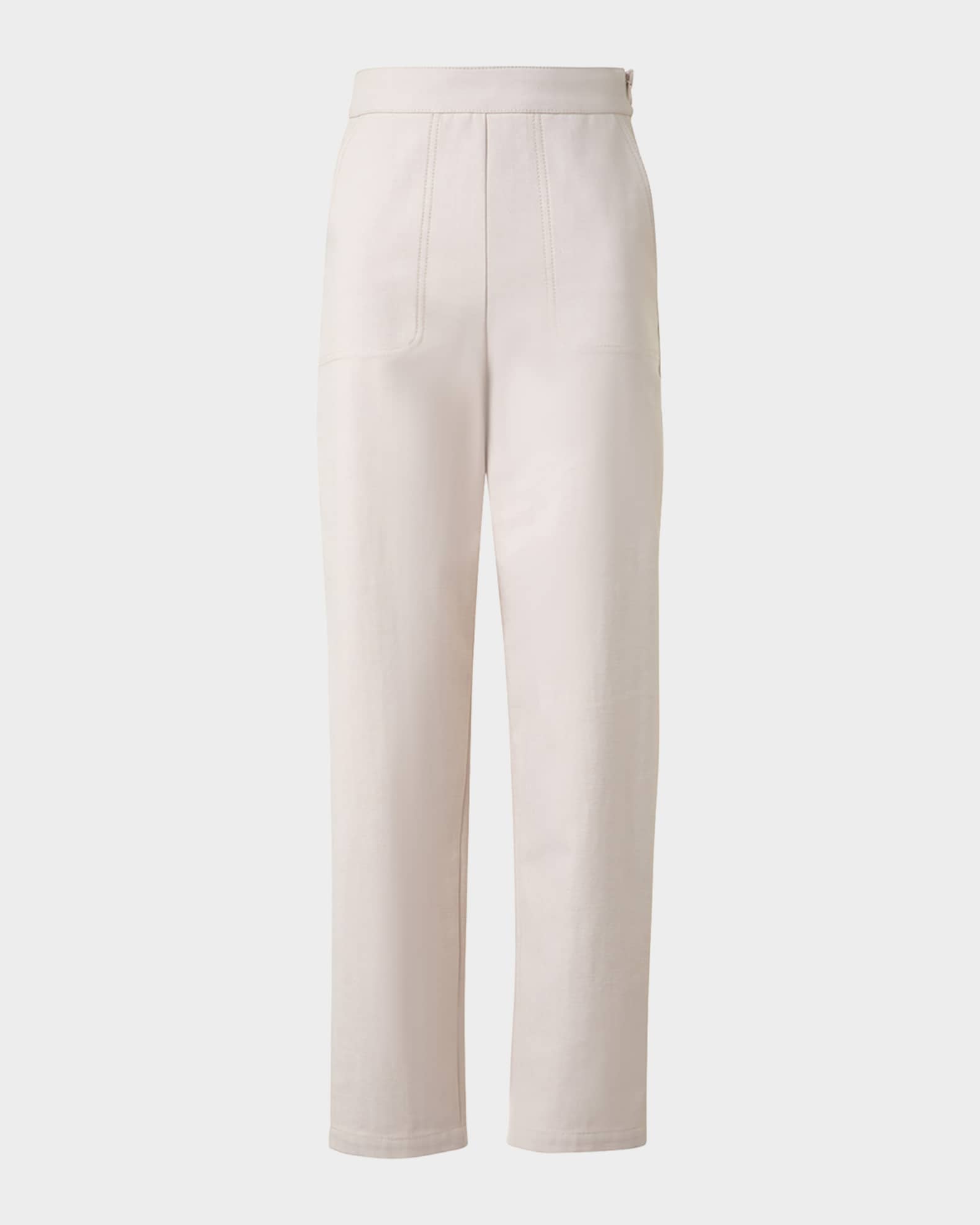 Flynn Stretch Denim Conical-Leg Ankle Pants 0