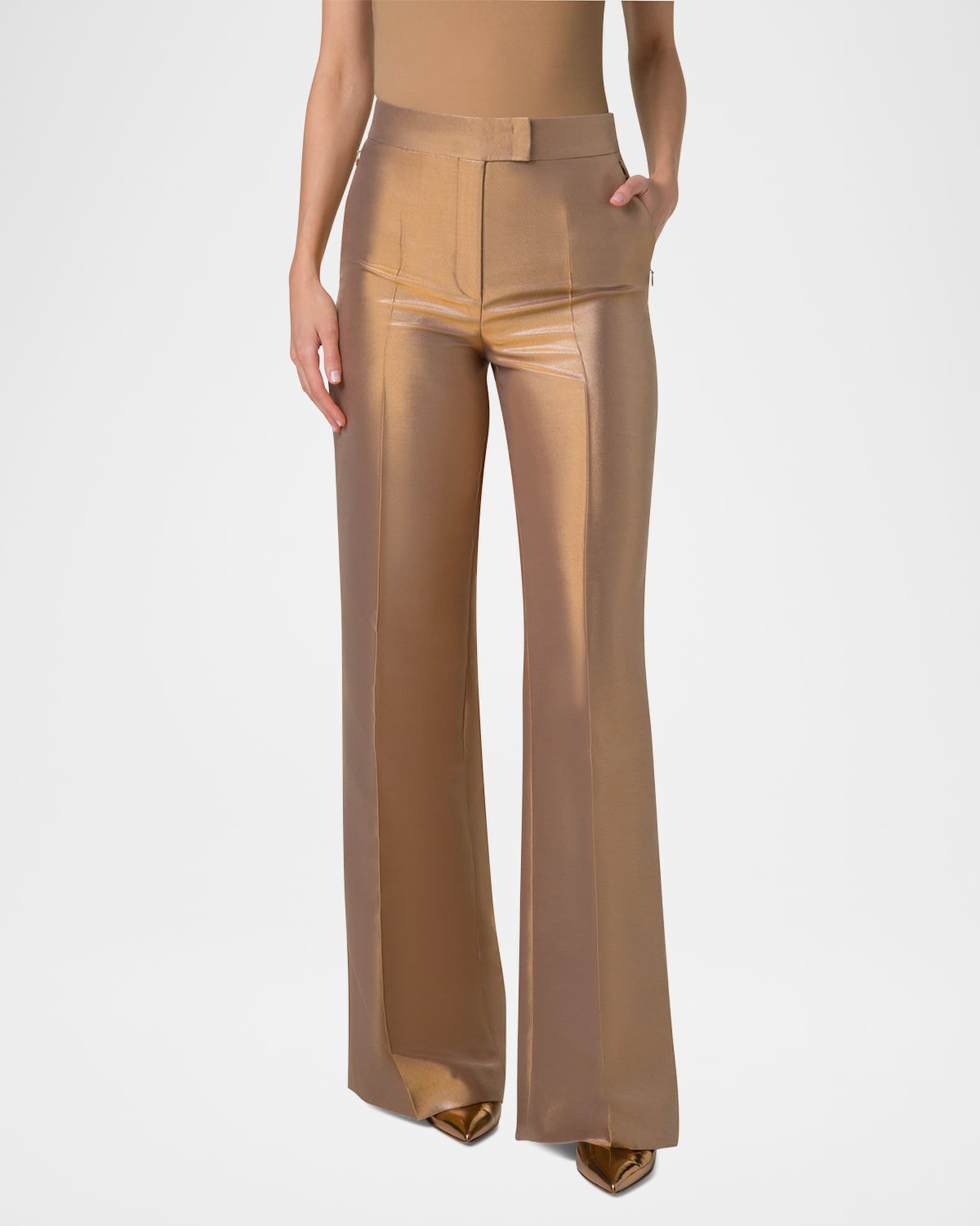 Fior Lurex Wide Leg Pants 1