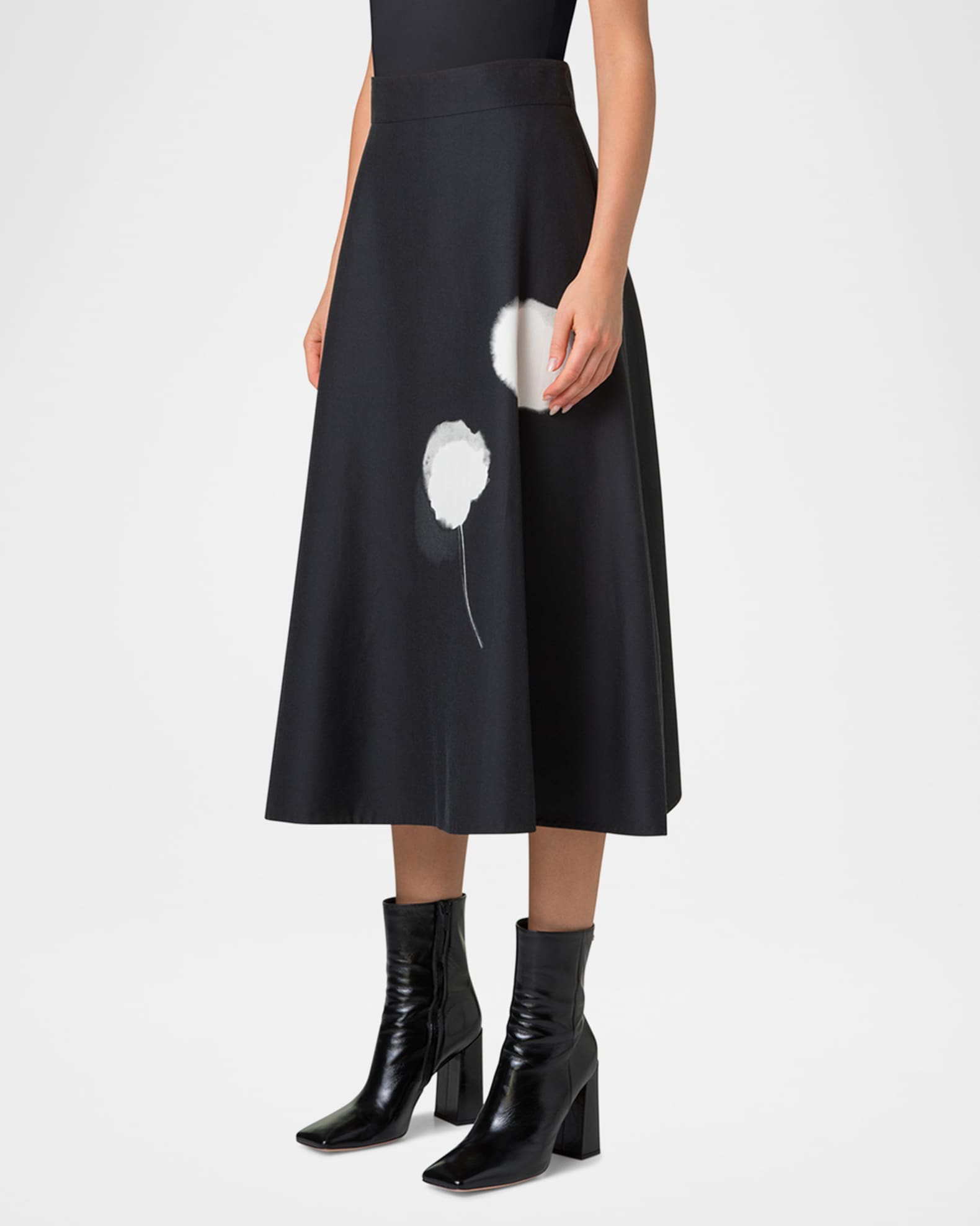 Silk midi skirt cotton on 2025