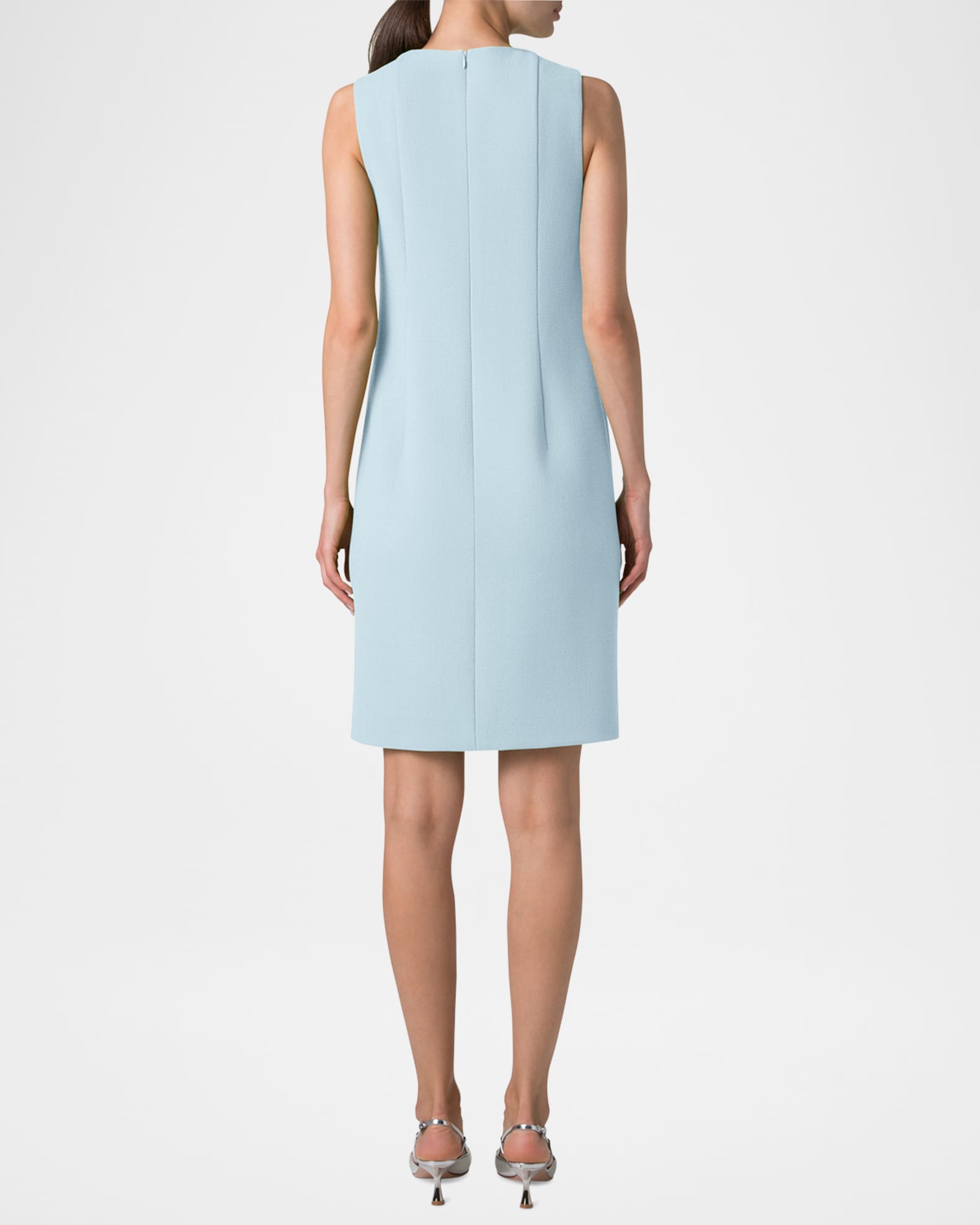 Sleeveless wool dress new arrivals