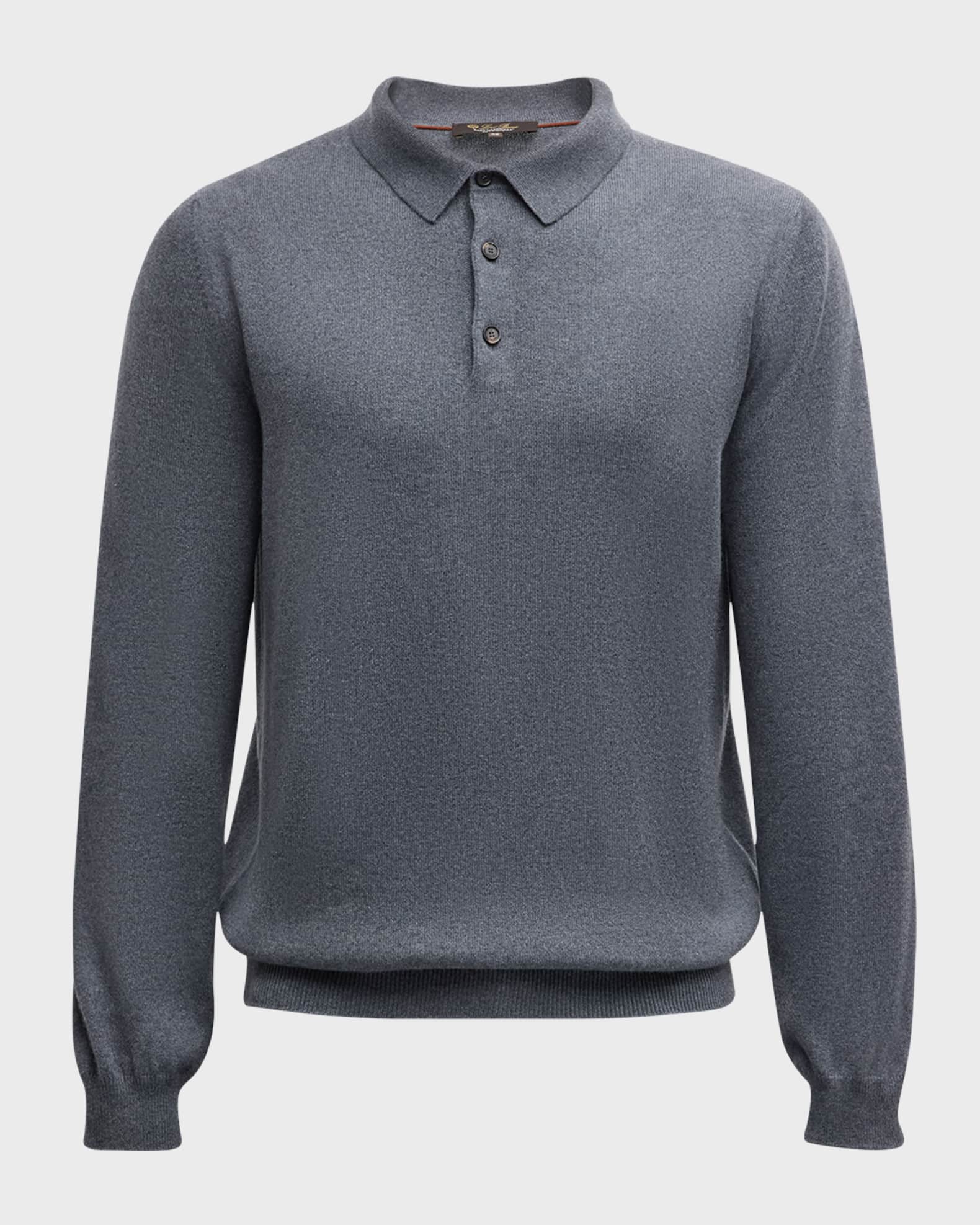 Men's Arona Baby Cashmere Polo Sweater 0