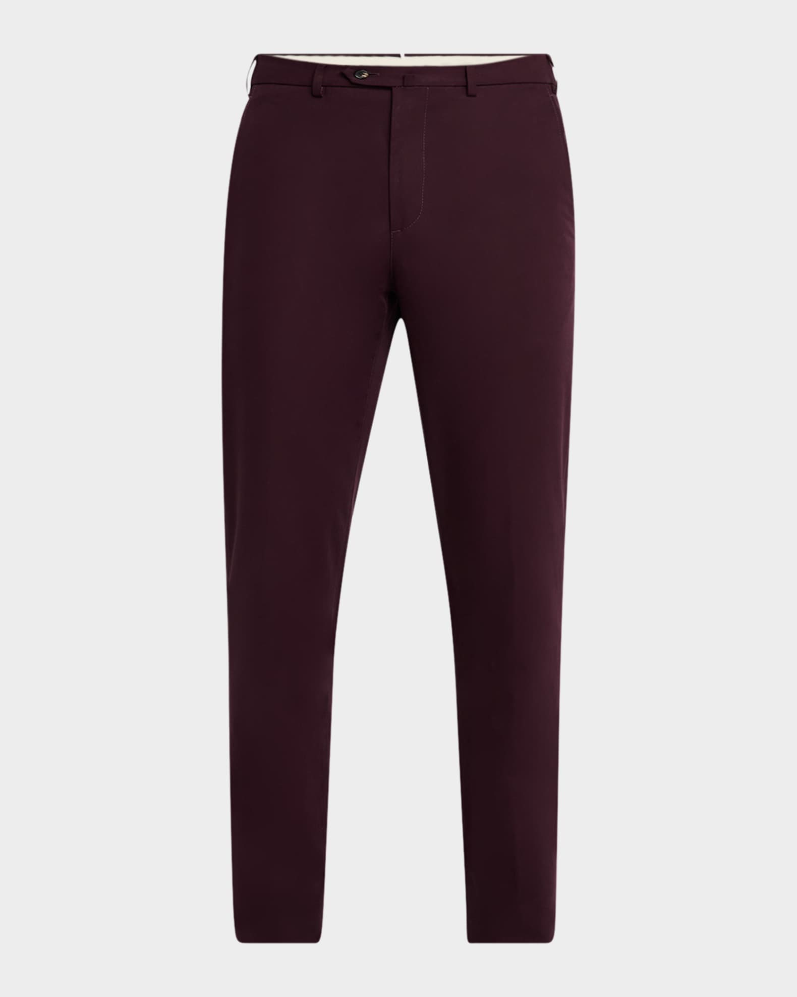 Men's Carlo Hyannis Straight Cotton Trousers 0