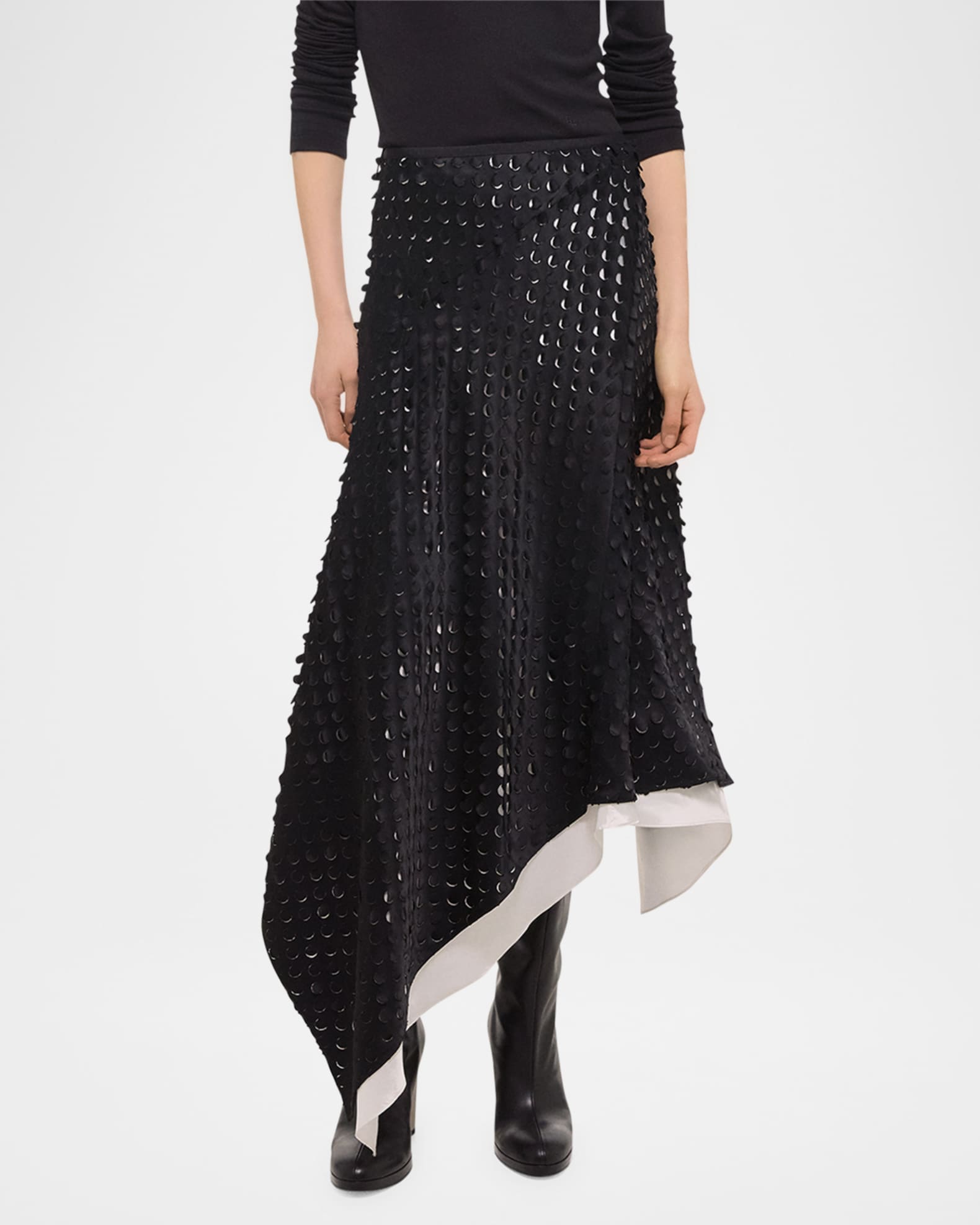Asymmetric Scarf Skirt 1