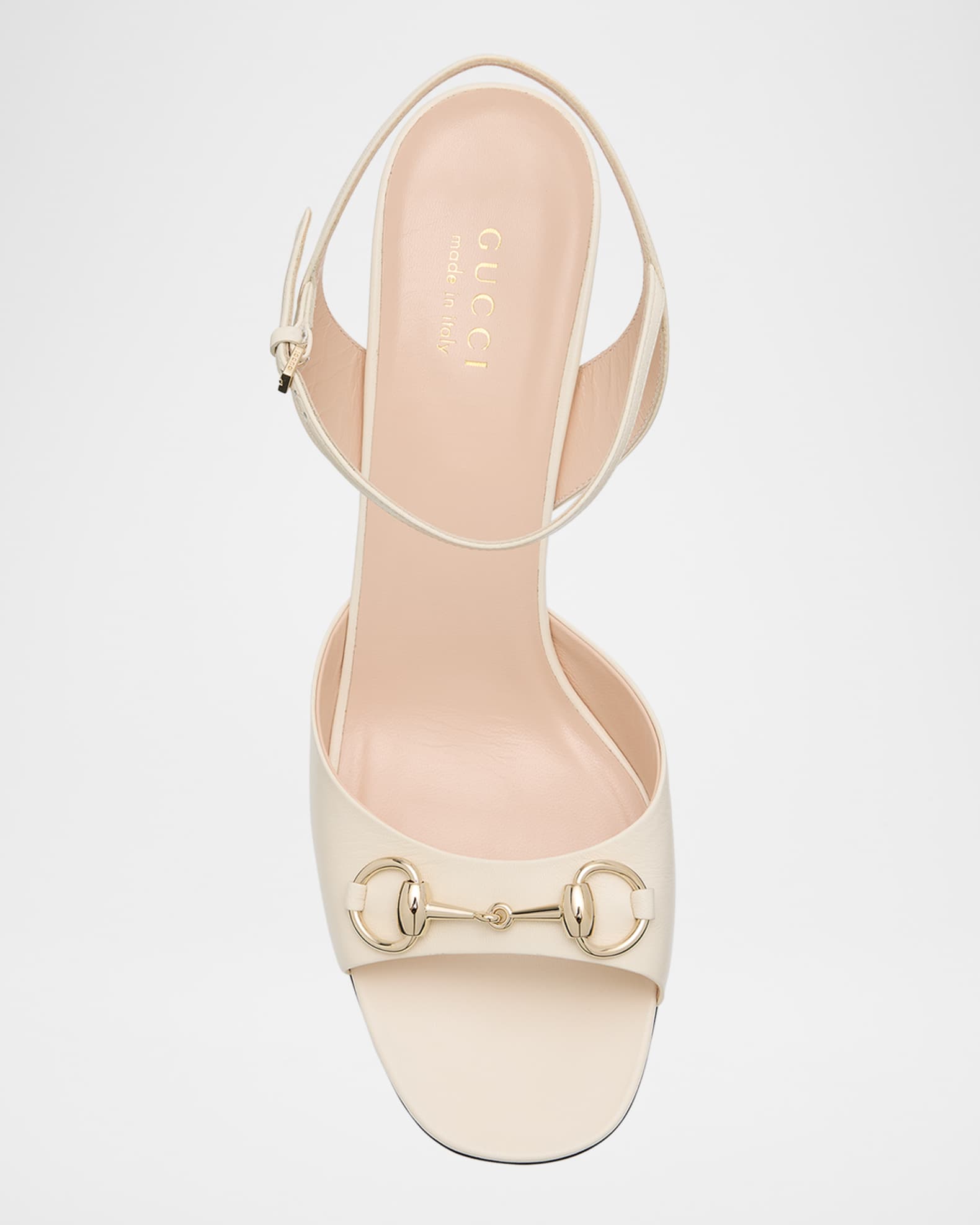 Gucci Python Embossed Horsebit Mule Sandals - Size 37