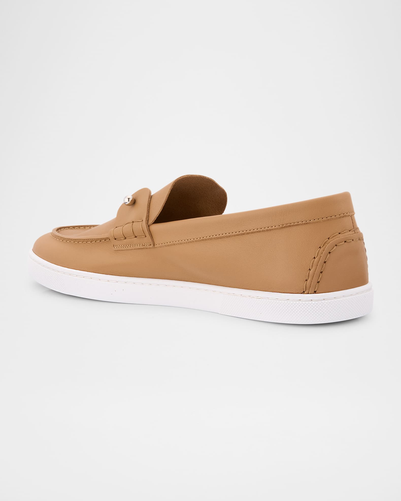 Christian Louboutin Men's Chambeliboat Leather Loafers