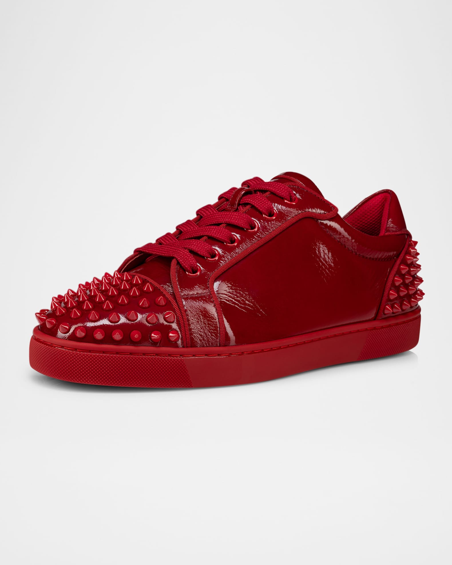 Men's Seavaste 2 Patent Leather Low-Top Sneakers 1