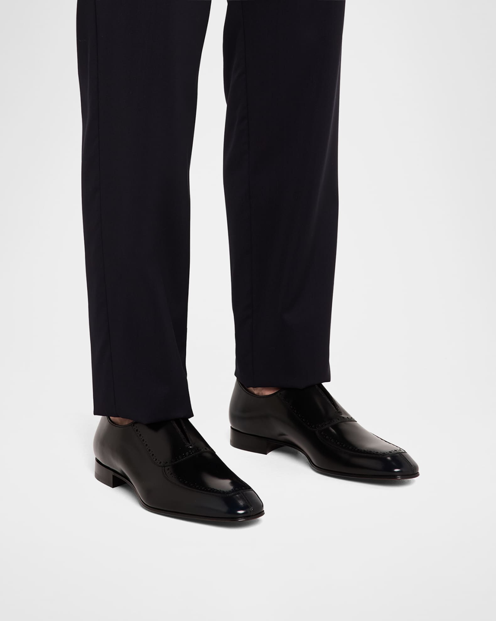 Men's Lafitte Spike Leather Oxfords 1
