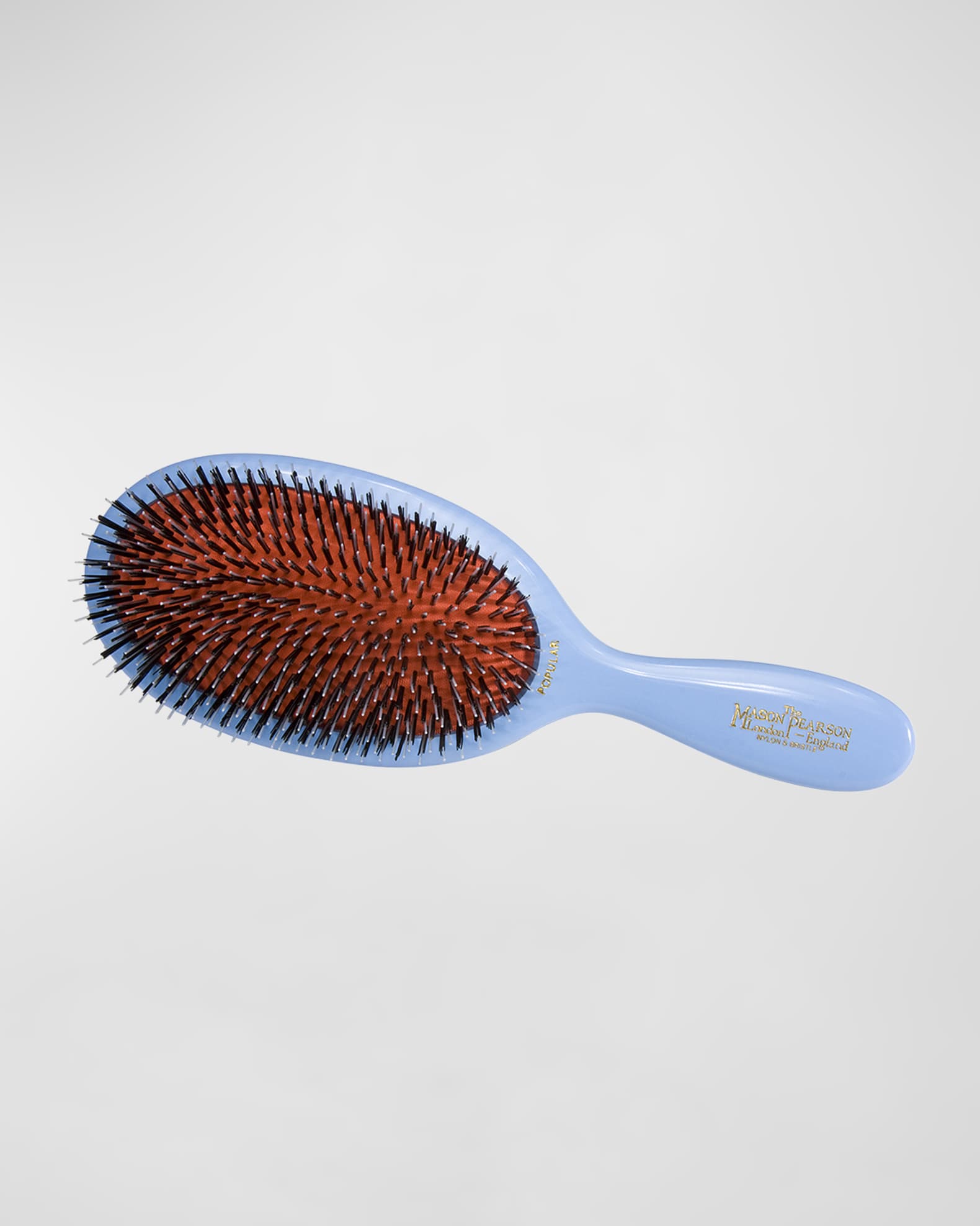 Mason Pearson Blue Popular Mixture Bristle Hair Brush