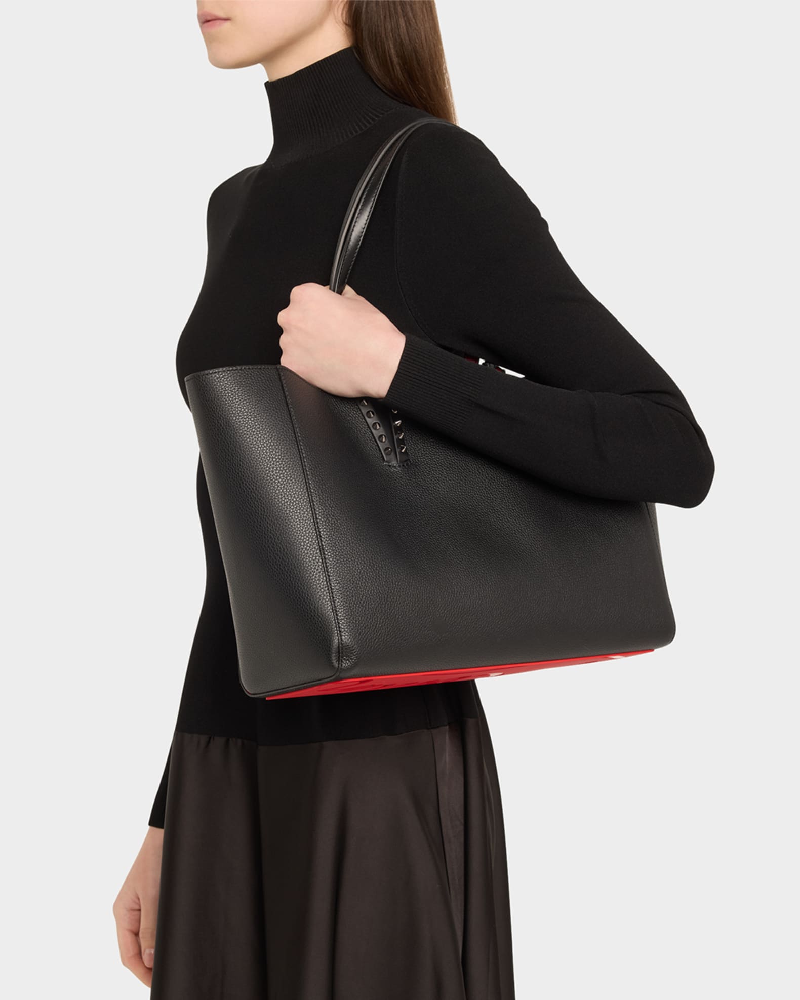 Christian Louboutin Cabata Soft Small Tote Bag in Grained