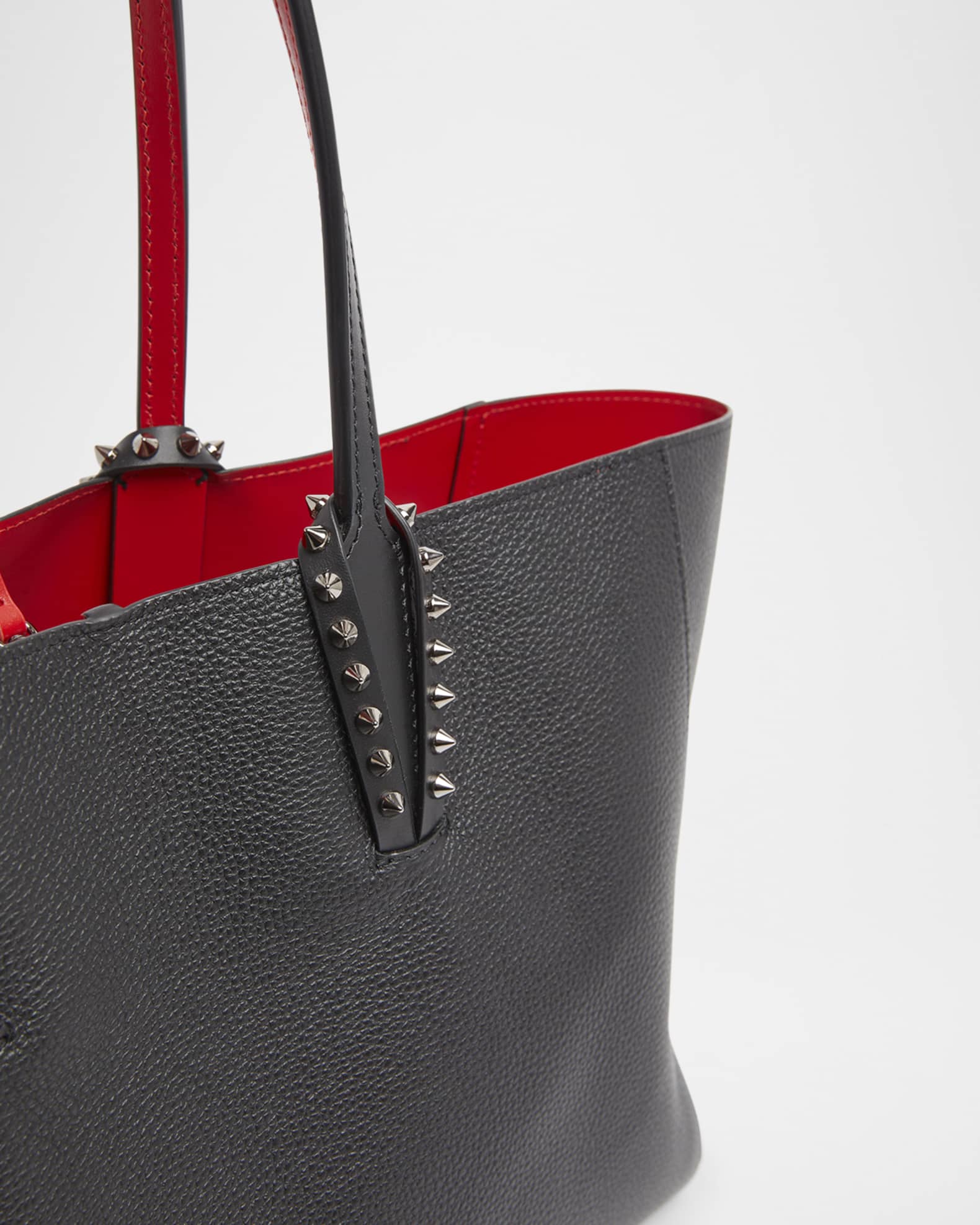 トートバッグ Christian Louboutin CABATA SOFT SMALL CALF EMPIRE Cabata small - Tote bag - Soft calf leather and spikes