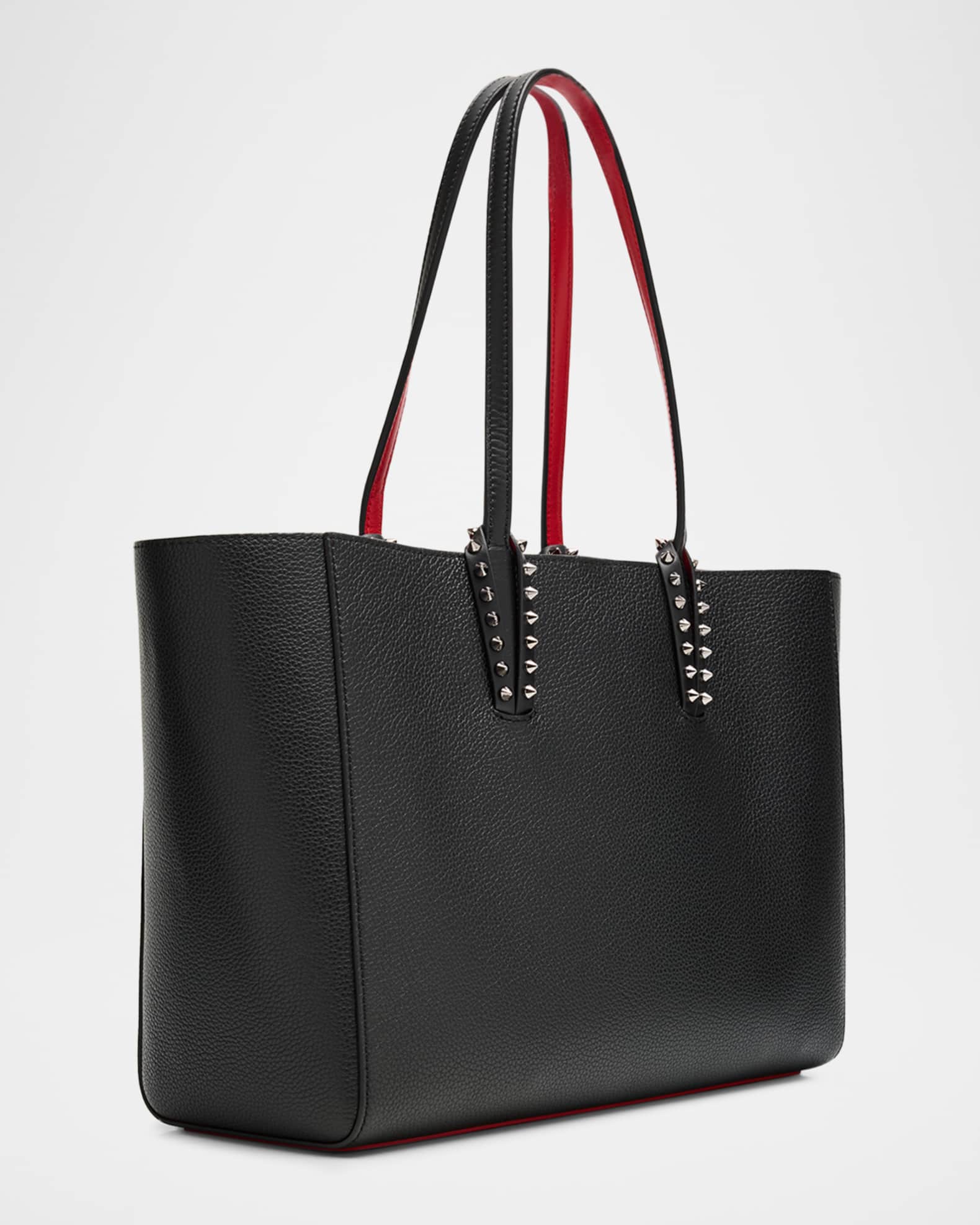 Christian Louboutin Cabata Soft Small Tote Bag in Grained Leather
