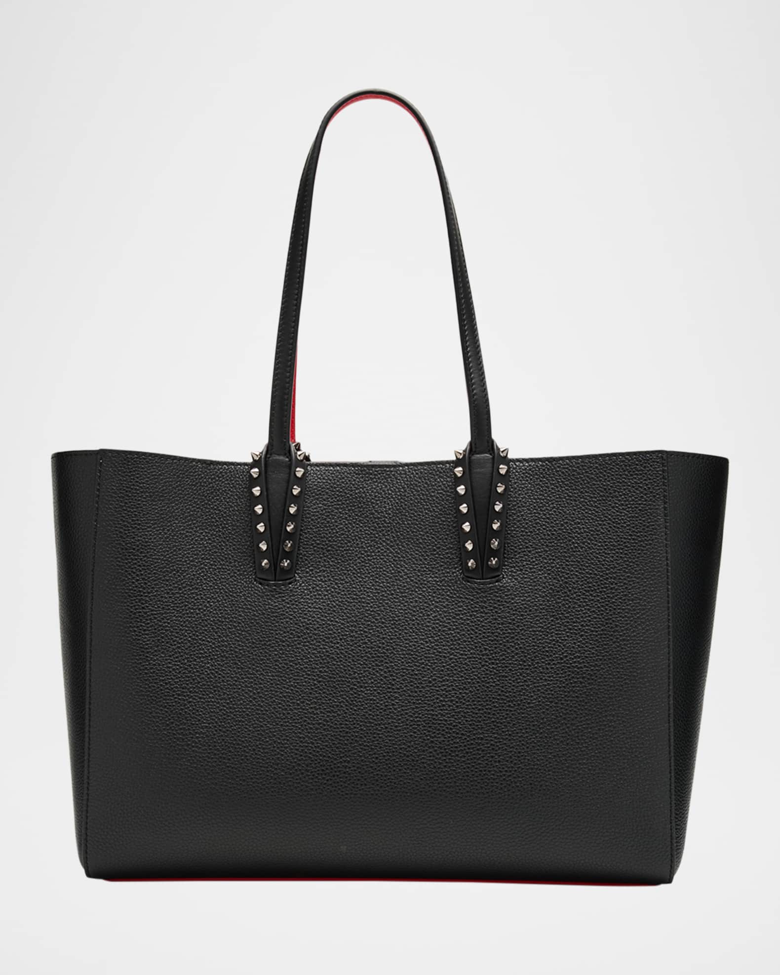 Christian Louboutin Cabata Soft Small Tote Bag in Grained Leather