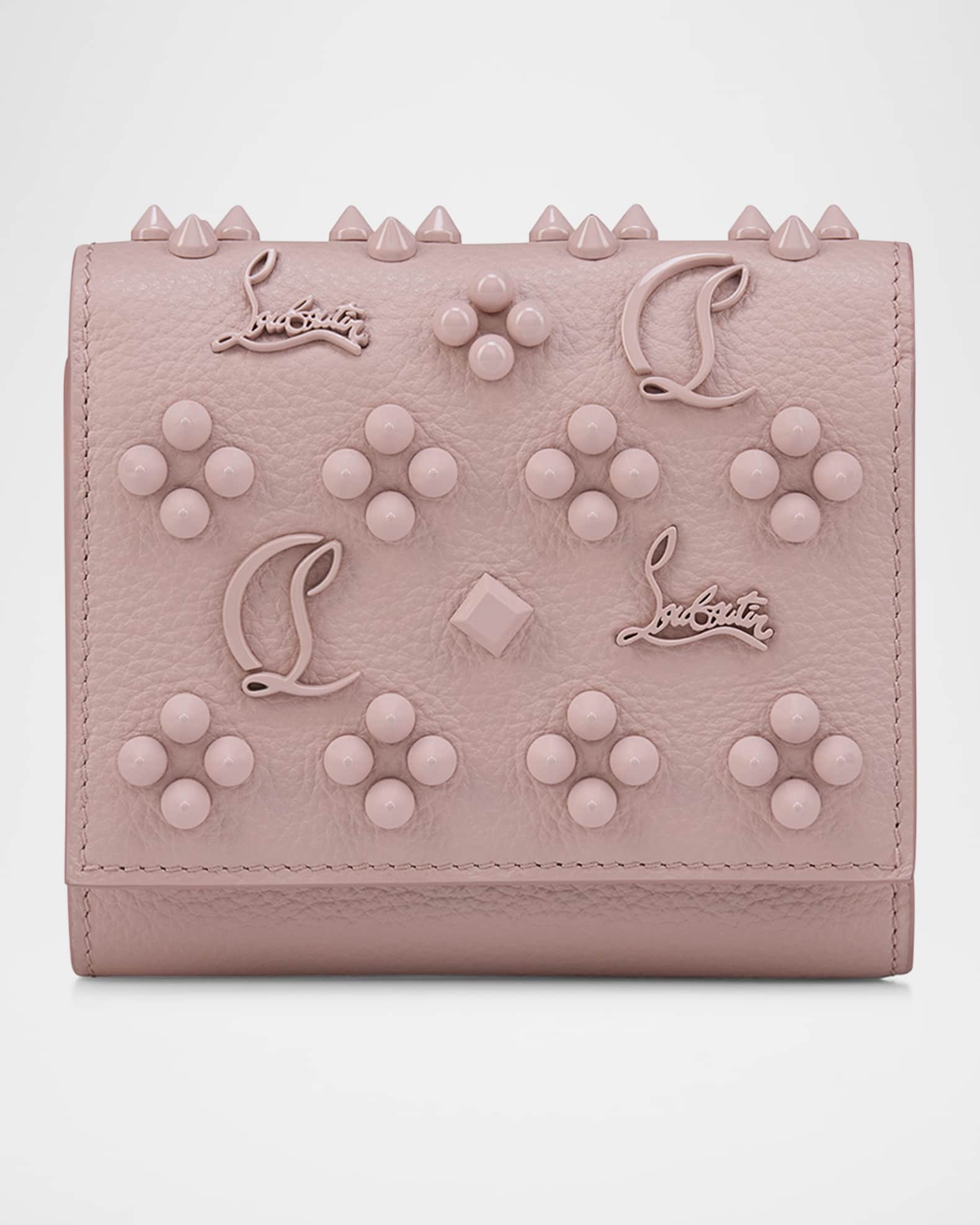Paloma Loubinthesky Spike Leather Compact Wallet 0