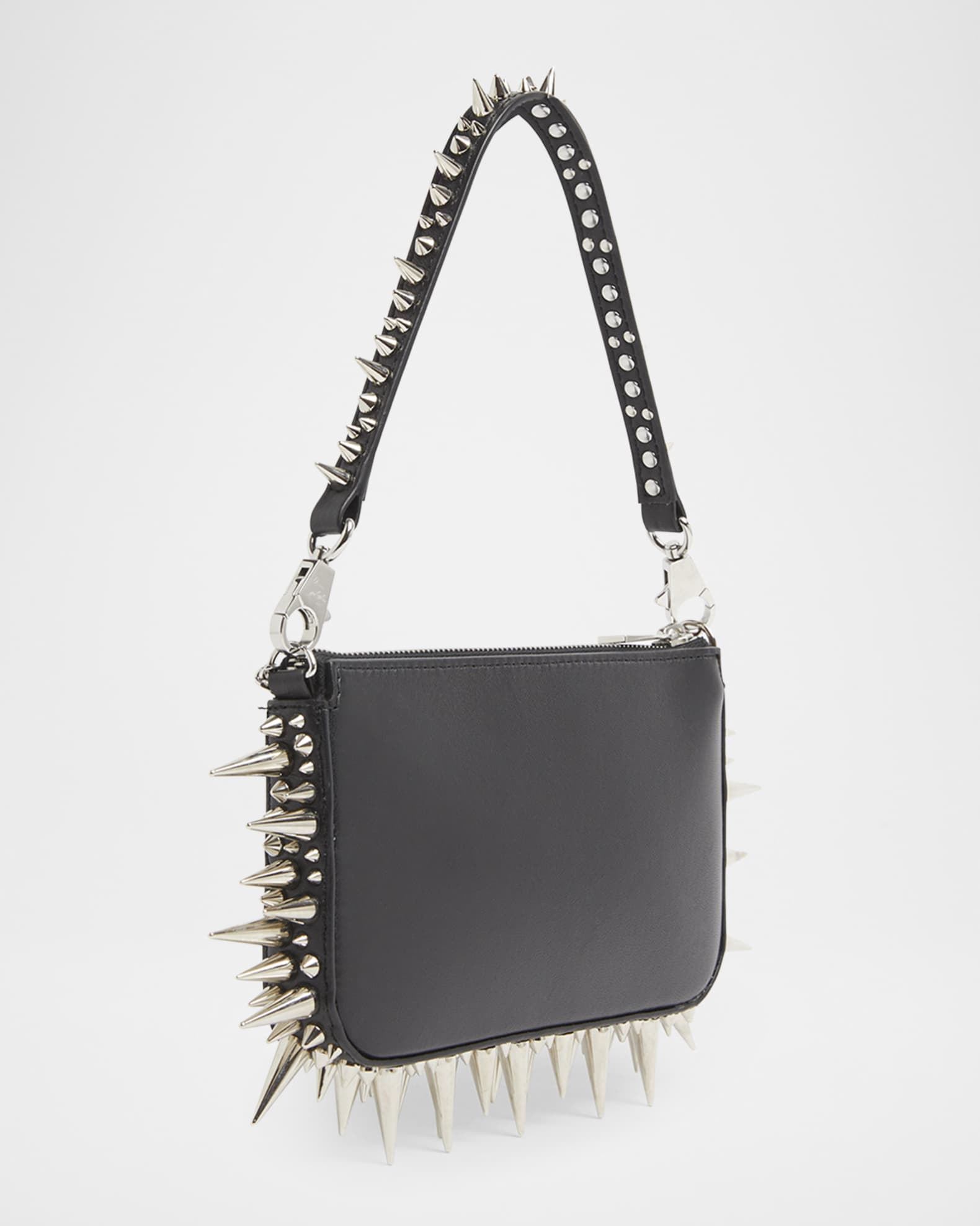 Loubila Mini Spike Leather Shoulder Bag