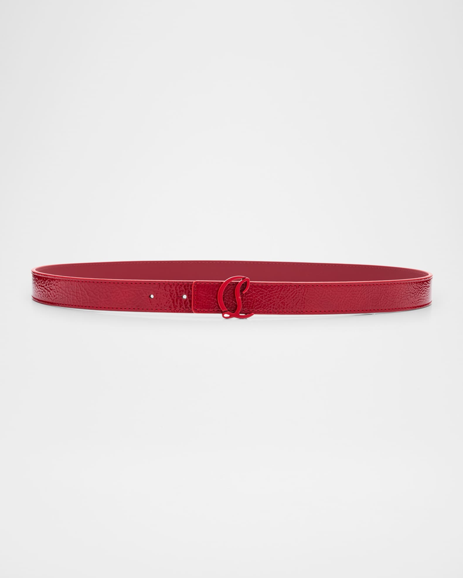 Loubi54 Reversible Belt in Patent and Smooth Leather 0