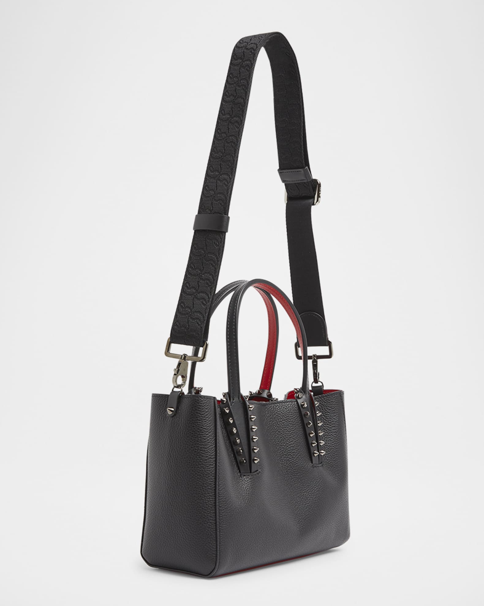 Cabata Soft East-West Mini Shoulder Bag in Grained Leather 1