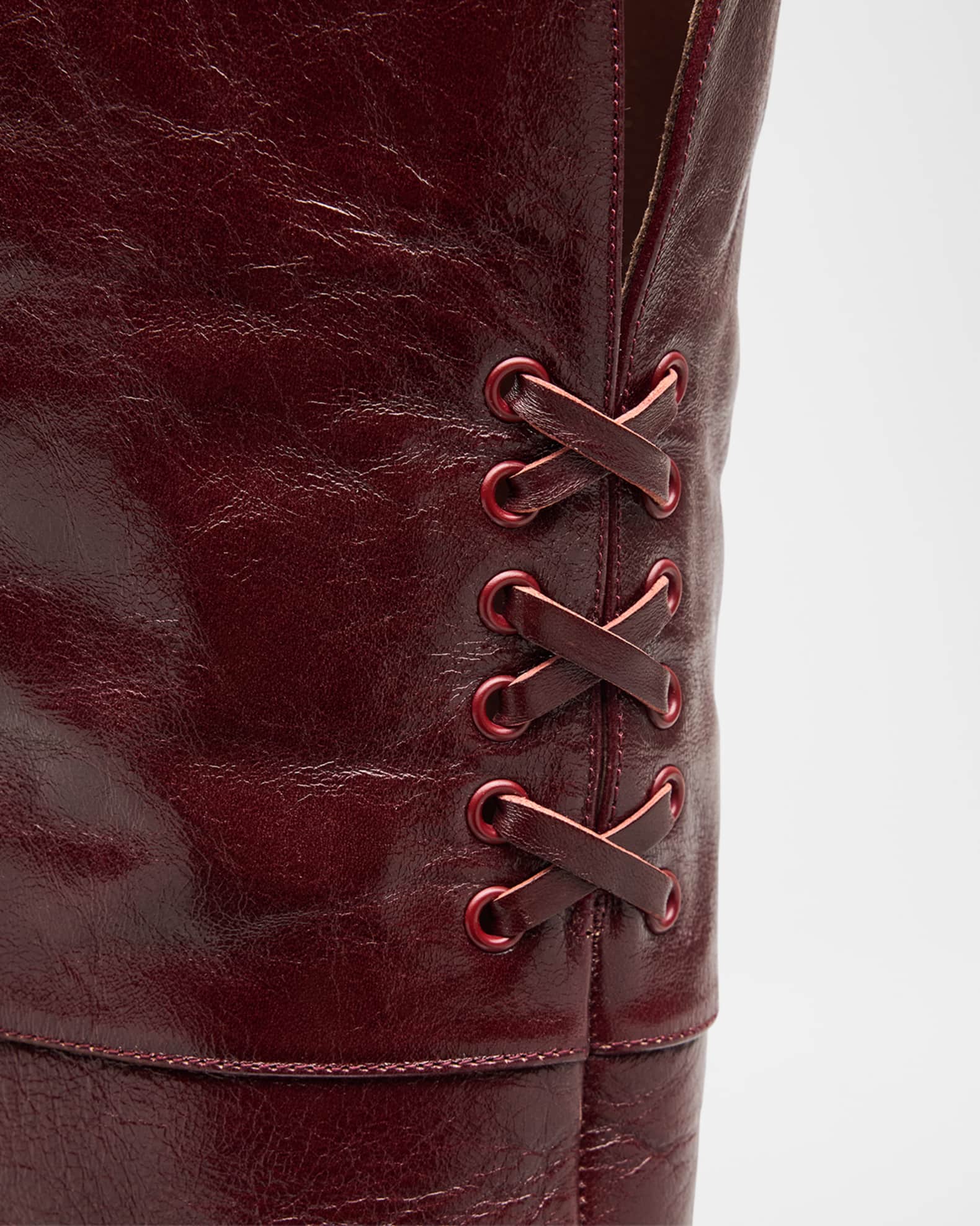 Chloe Eve Leather Over-The-Knee Boots | Neiman Marcus