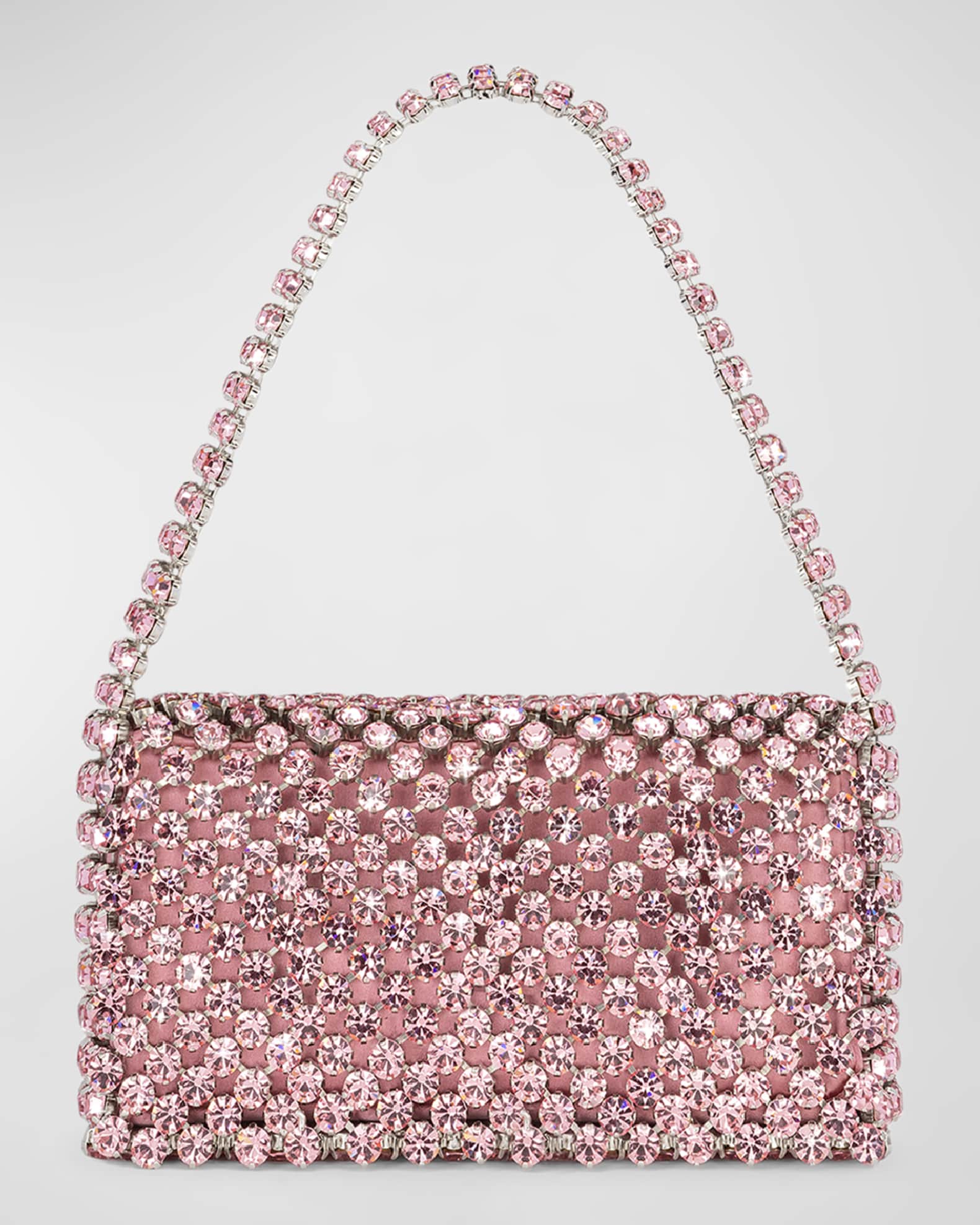 Flap Crystal Shoulder Bag 0