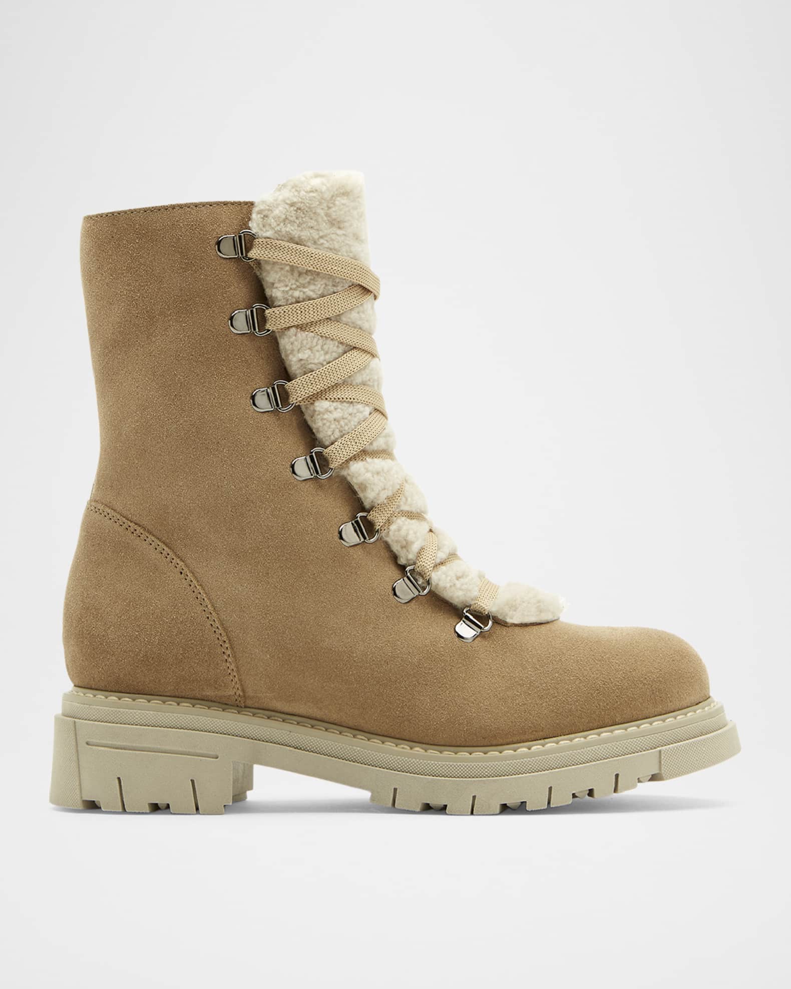 Allie lafin faux fur lined platform boot