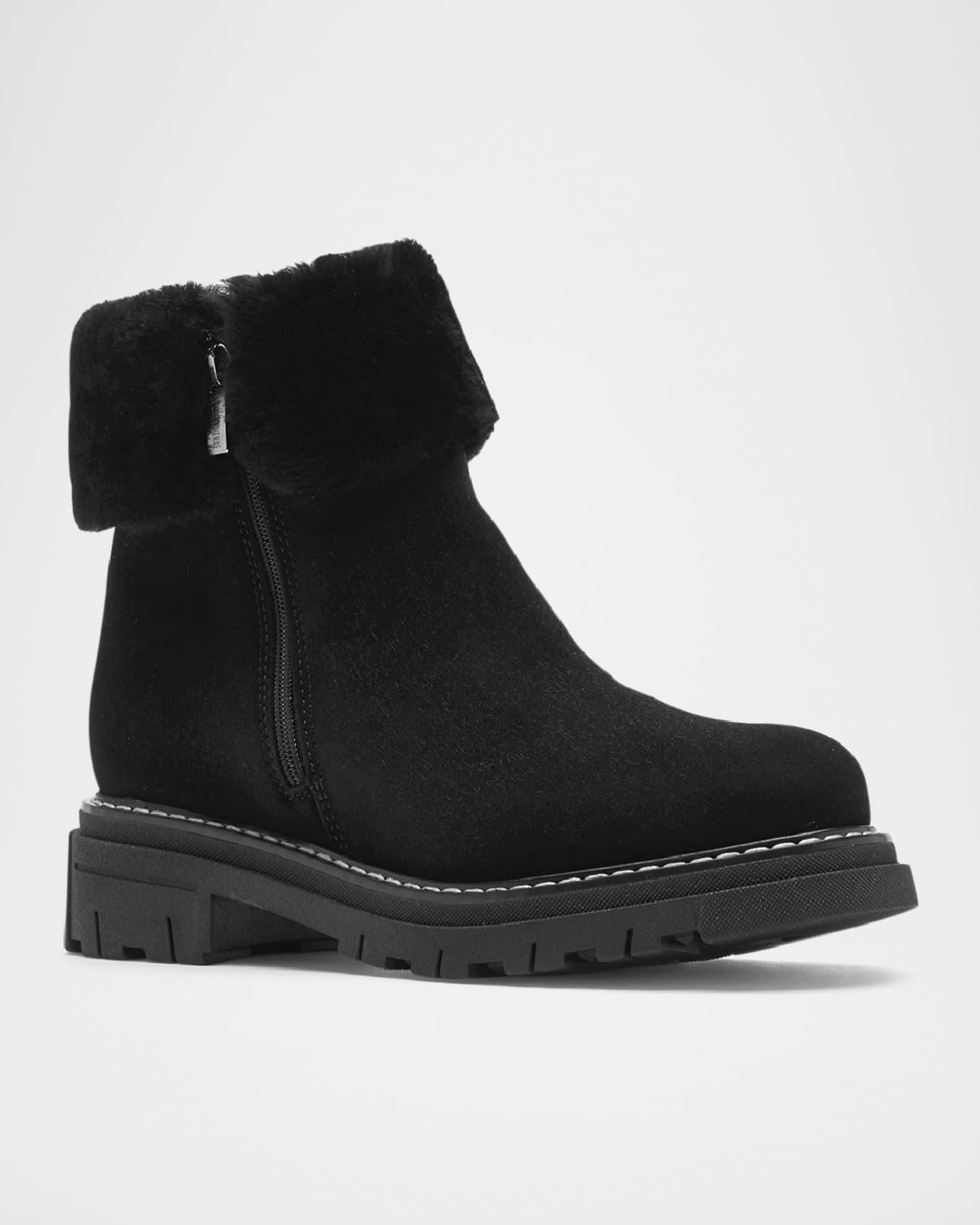Shearling lined winter boots cheap