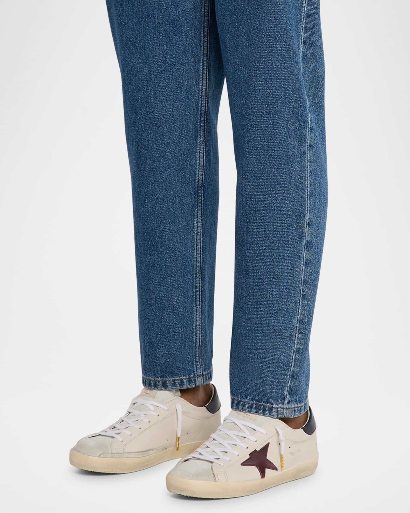 Men's Superstar Leather and Suede Low-Top Sneakers 1