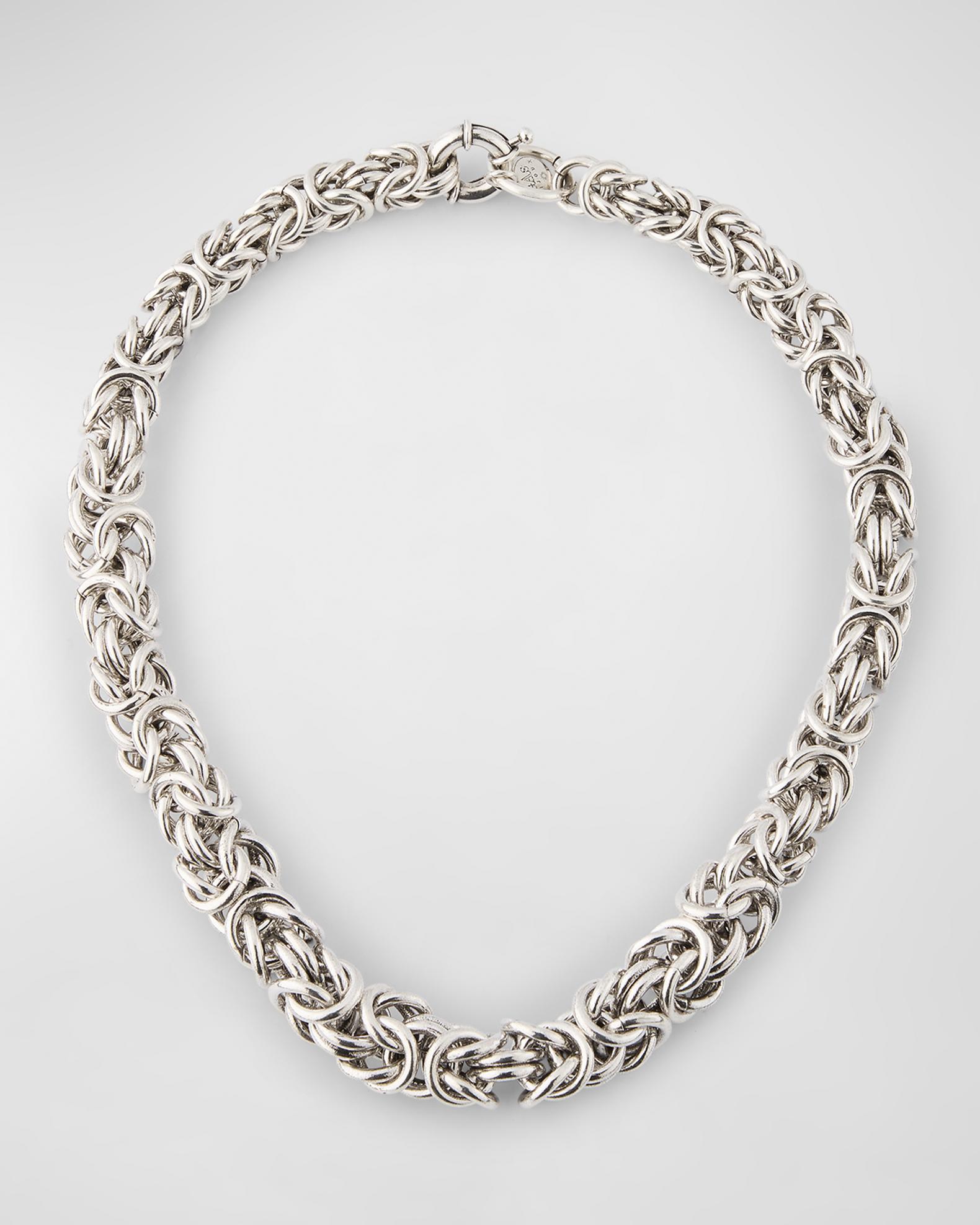 Gas Bijoux Silvertone Chain Necklace | Neiman Marcus