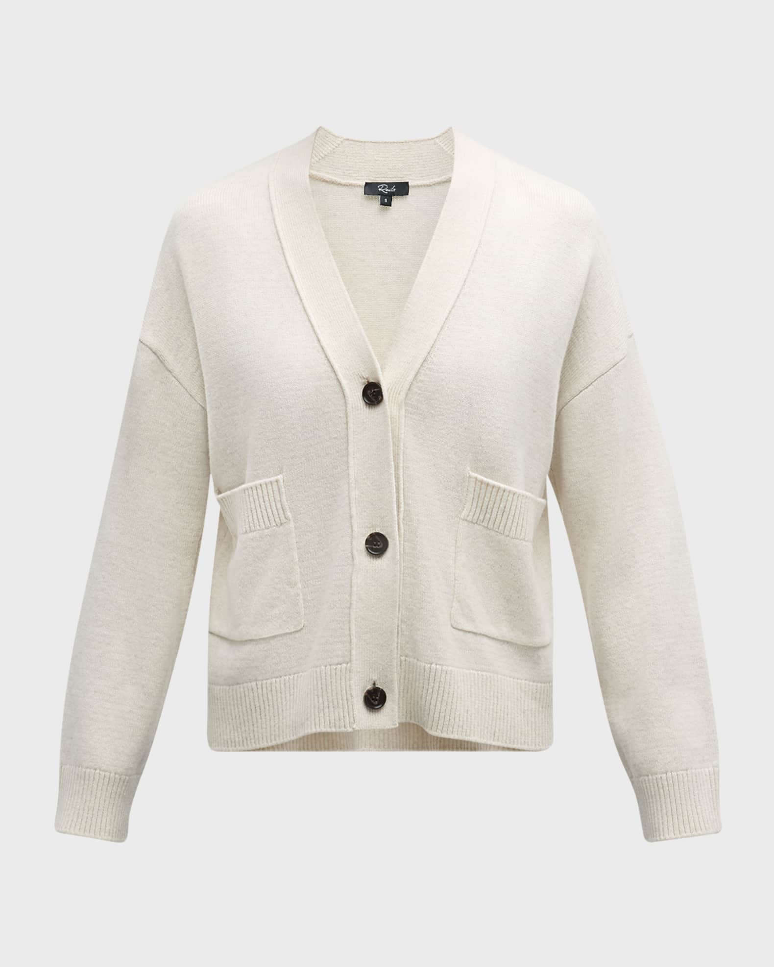 Lindi Wool Cashmere V-Neck Cardigan  0