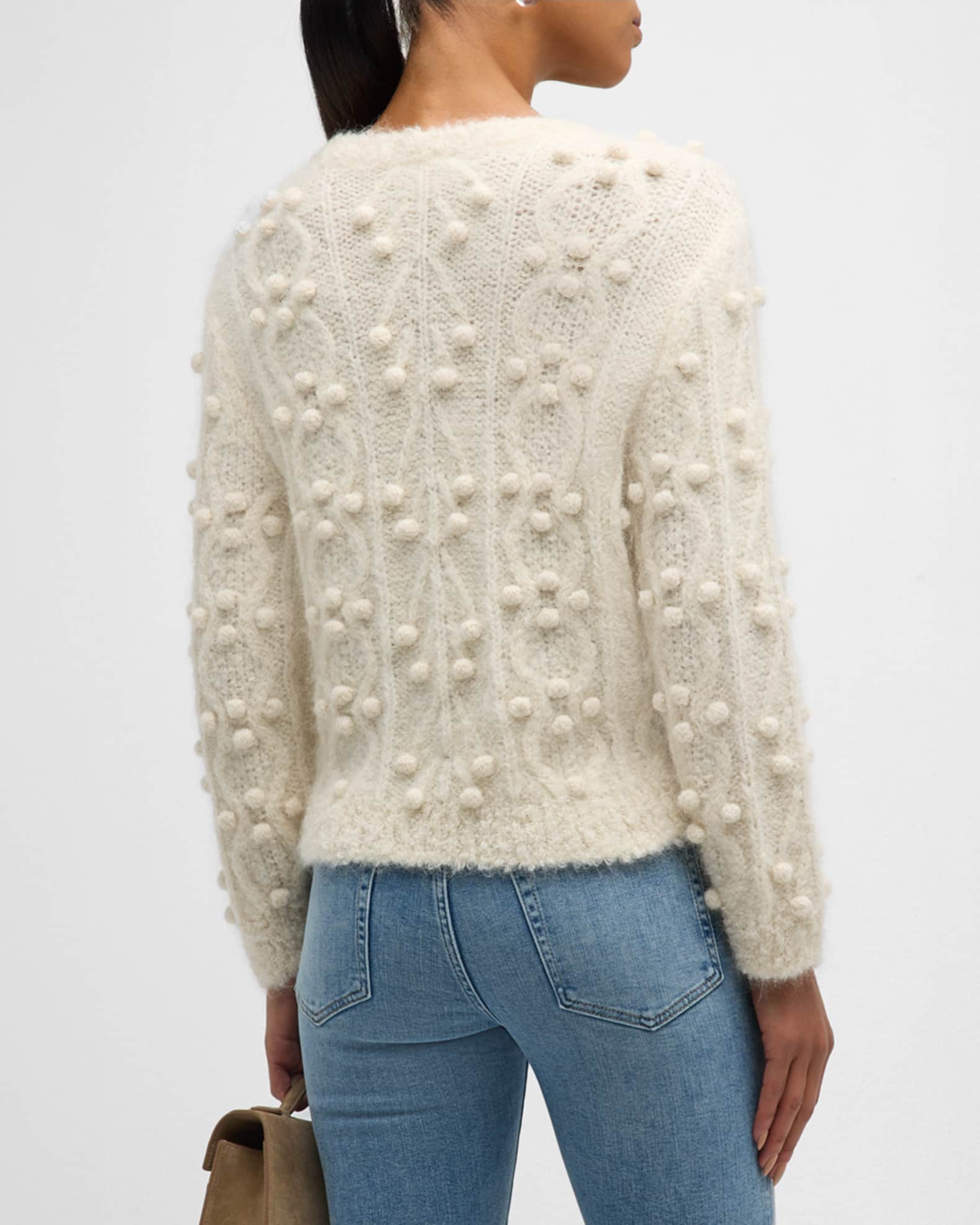 Popcorn pullover sweater best sale