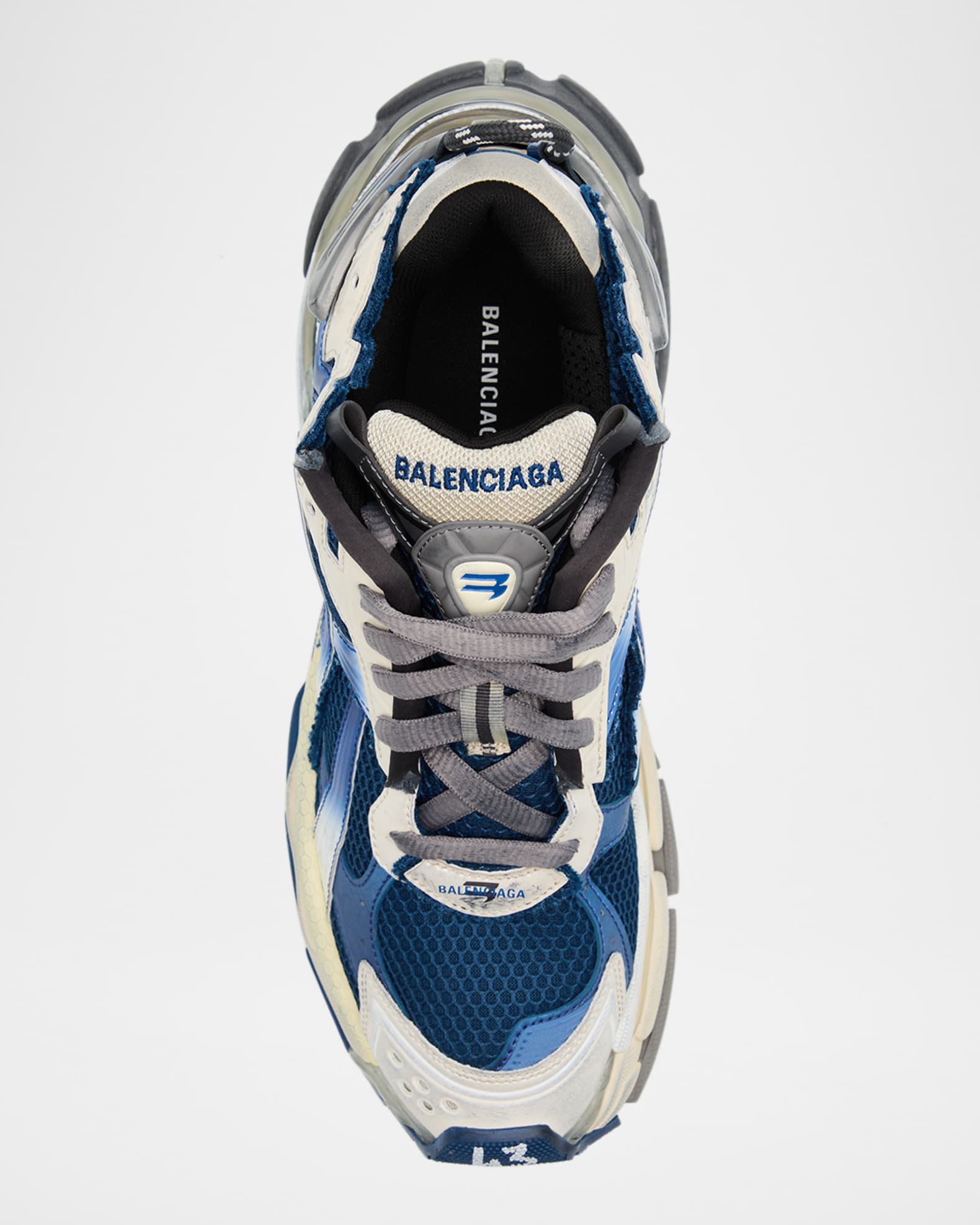 Balenciaga Men's Mesh Runner Sneakers | Neiman Marcus