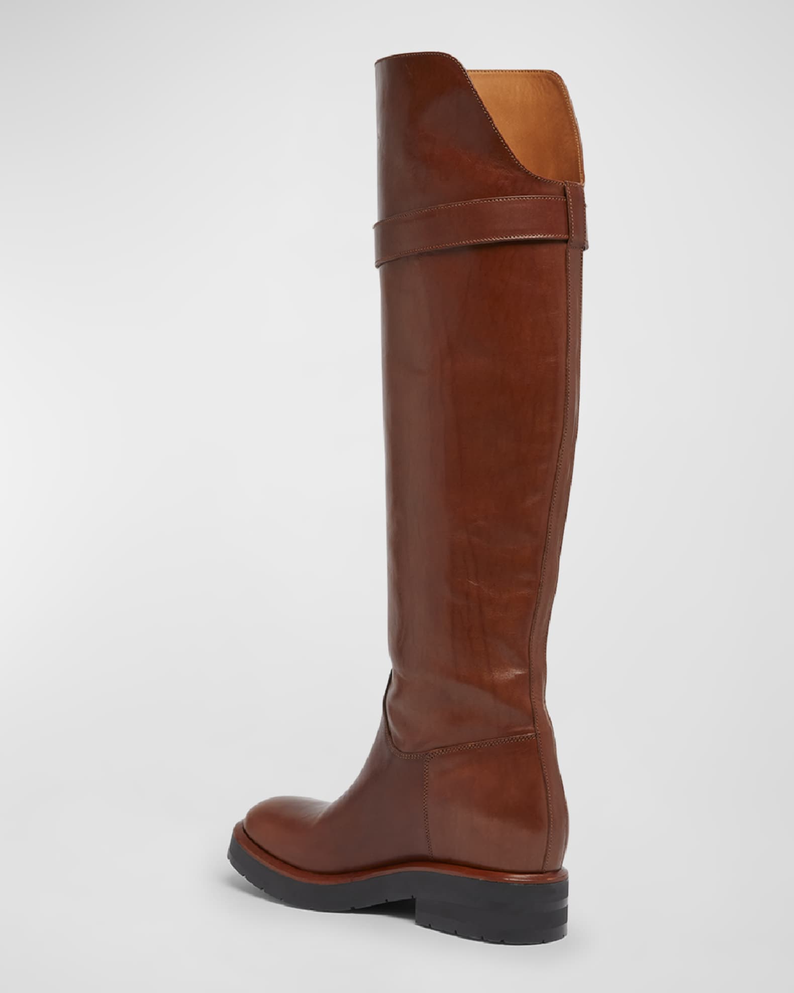 【関税＆送料込み】ChloAC High Coddington Boots Shoes Chloe Coddington Leather Over-The-Knee Riding Boots | Neiman