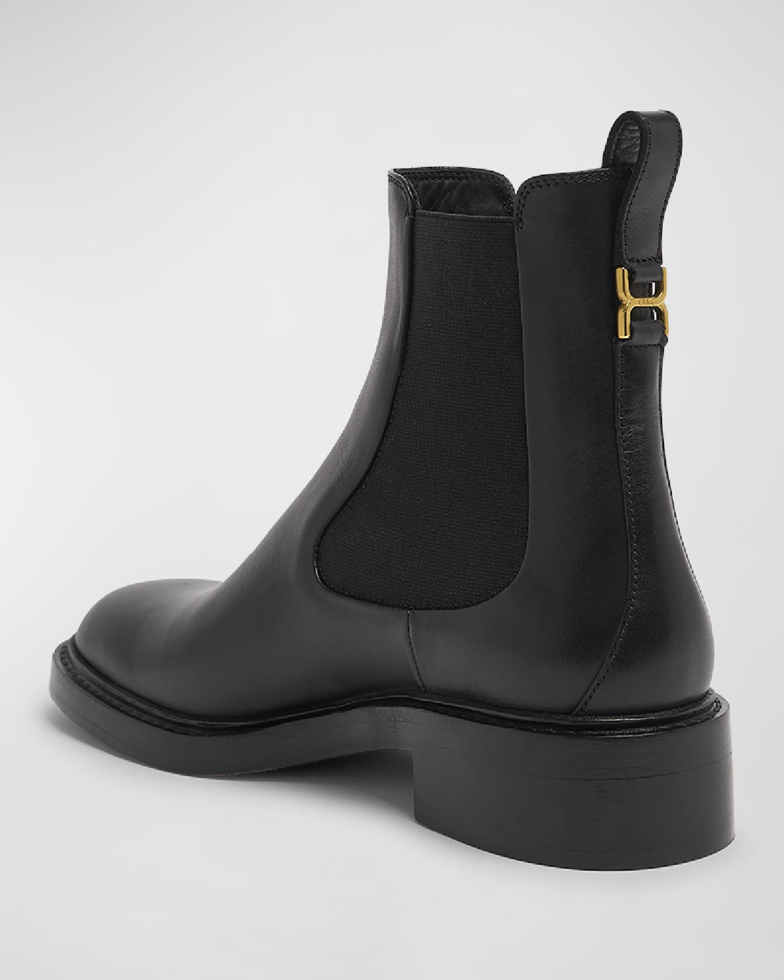 Chloe Marcie Leather Chelsea Ankle Booties | Neiman Marcus