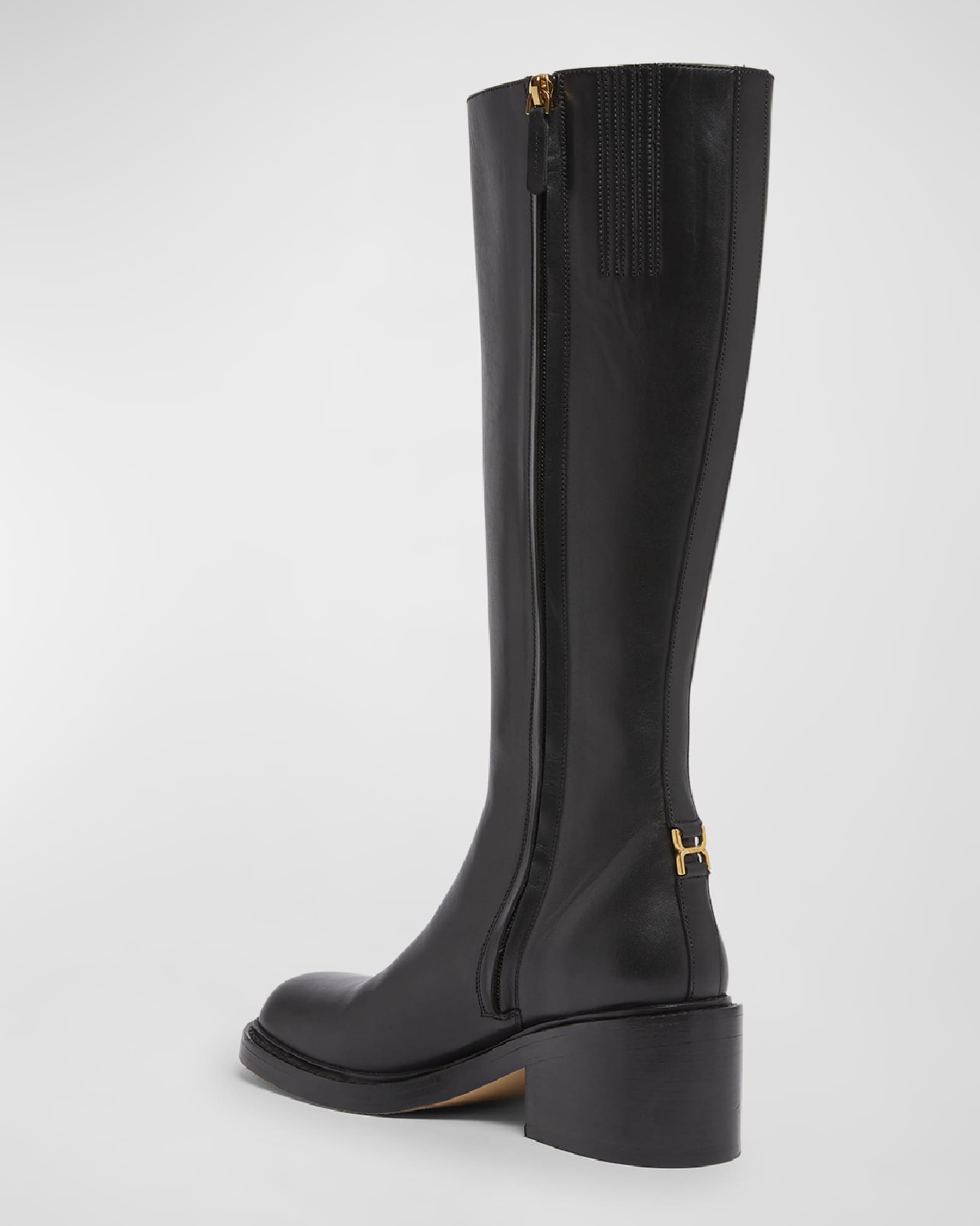 ミドルブーツ CHLOE Women Boots C24A03PMF 001 Black Chloe Mallo Knee High Boot, size 39, black | eBay
