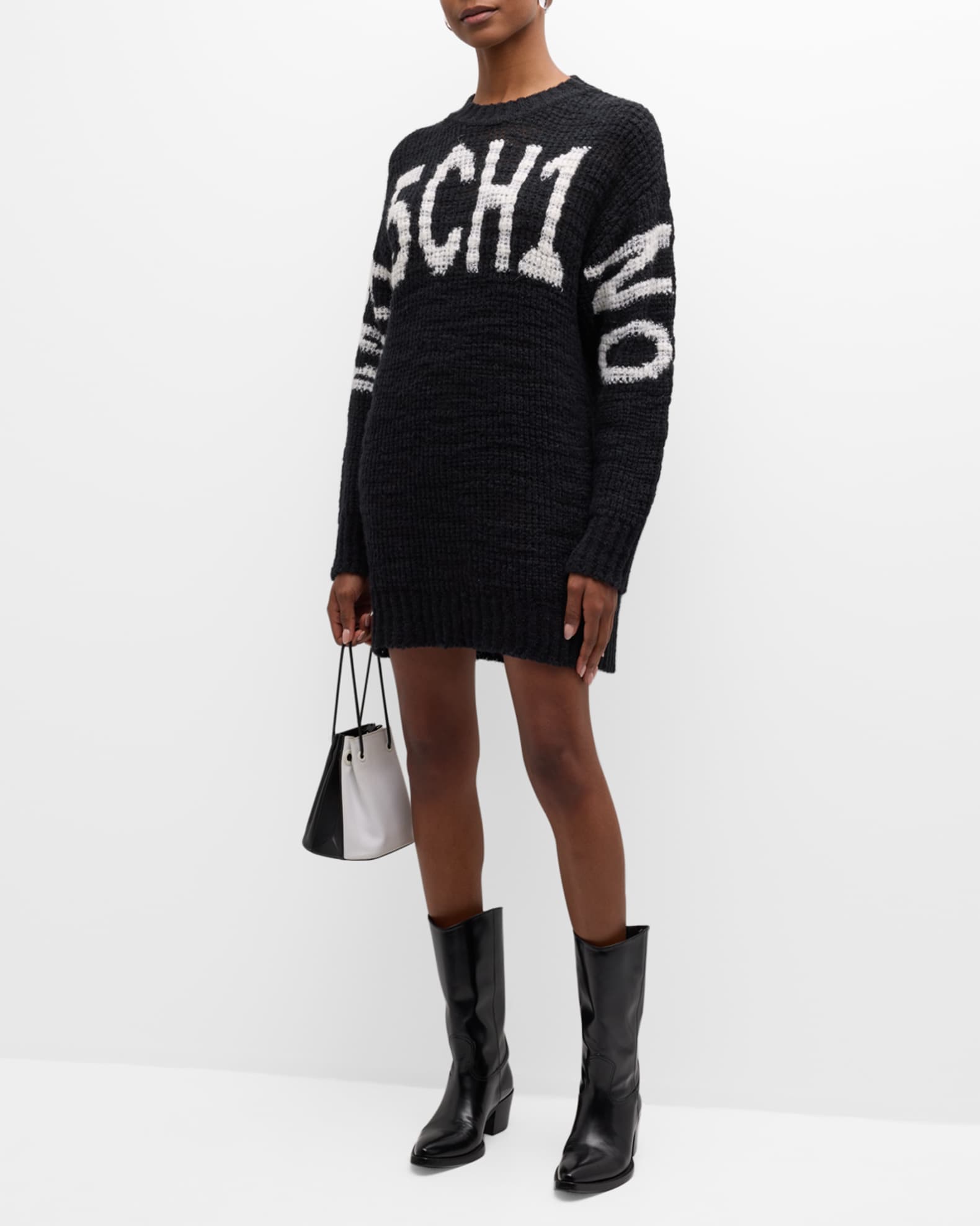 Moschino sweater dress top