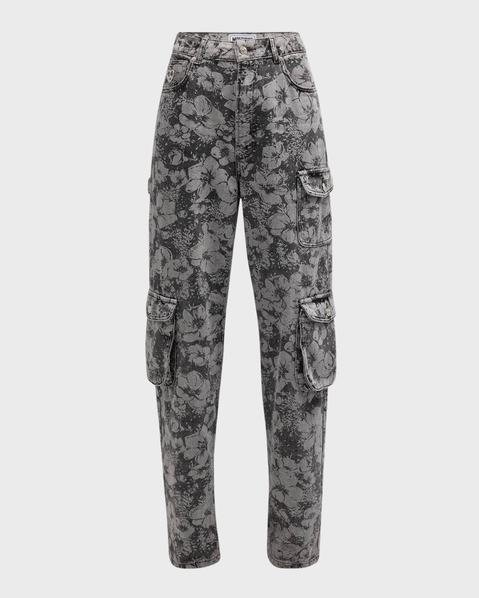 Floral Cargo Pants