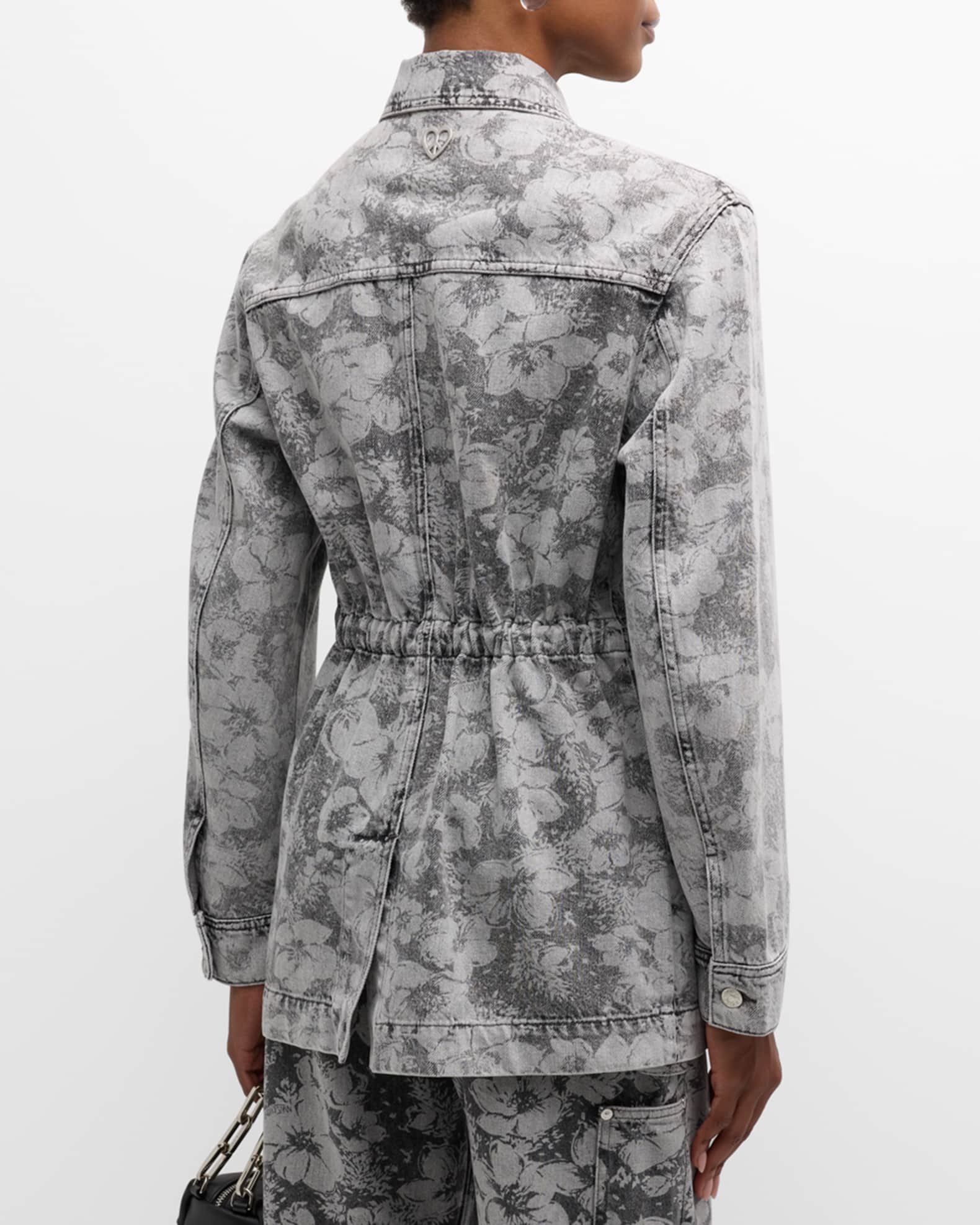 Floral cargo jacket sale