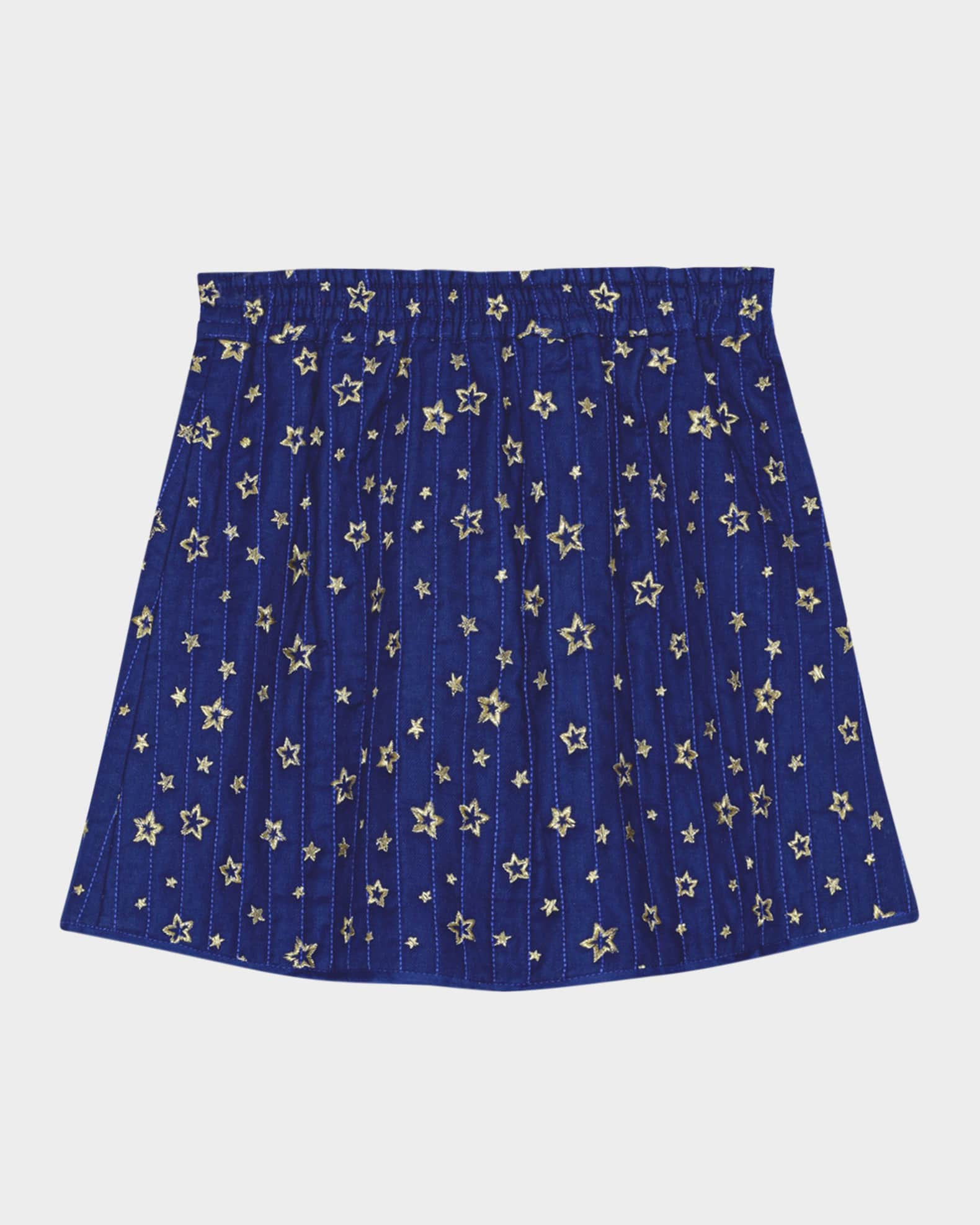 Girl's Benedicte Star Embroidered Skirt, Size 7-12 1