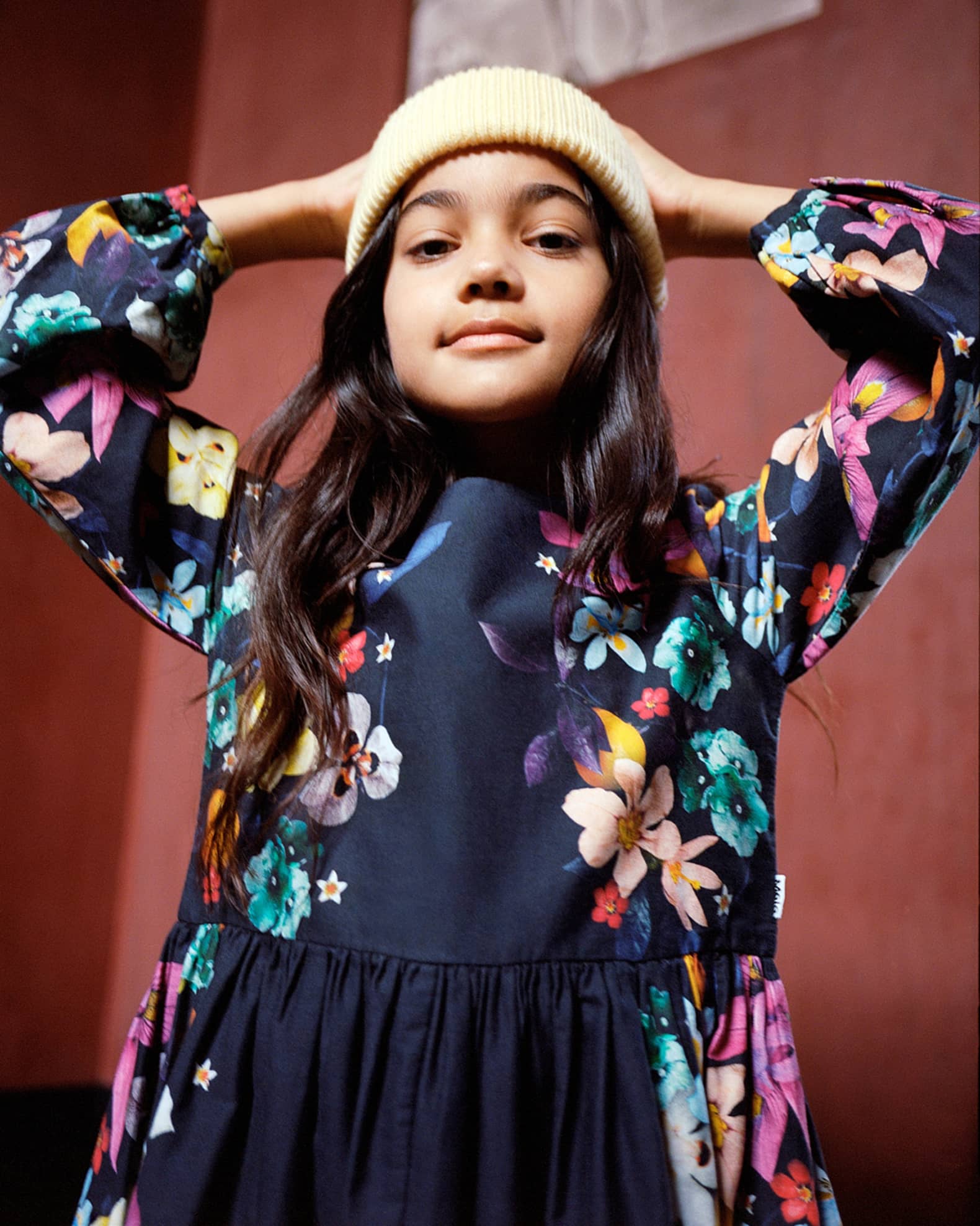 Girl s Como Floral Print Dress