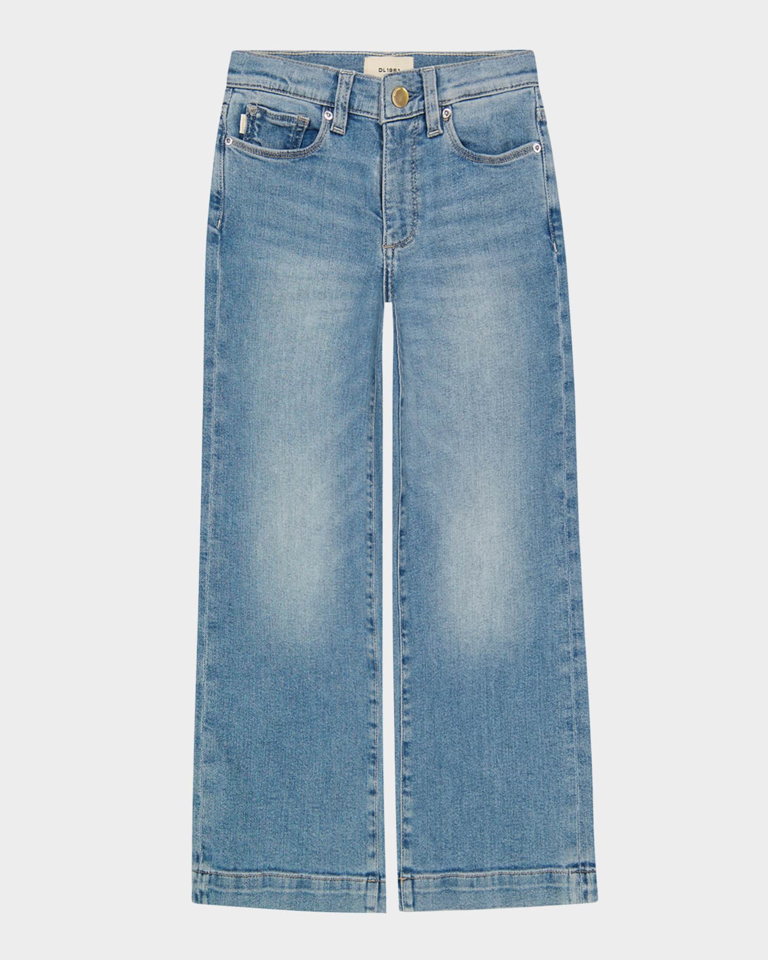 Girl's Lily Wide Leg Jeans, Size 7-16 0