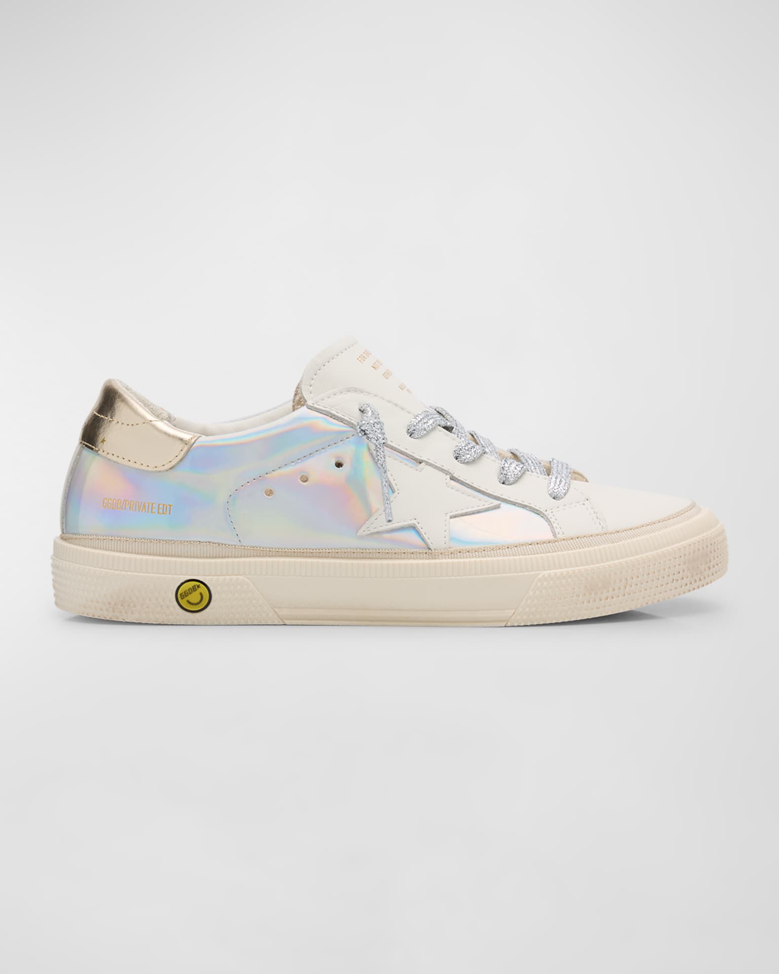 Golden goose holographic sneakers deals