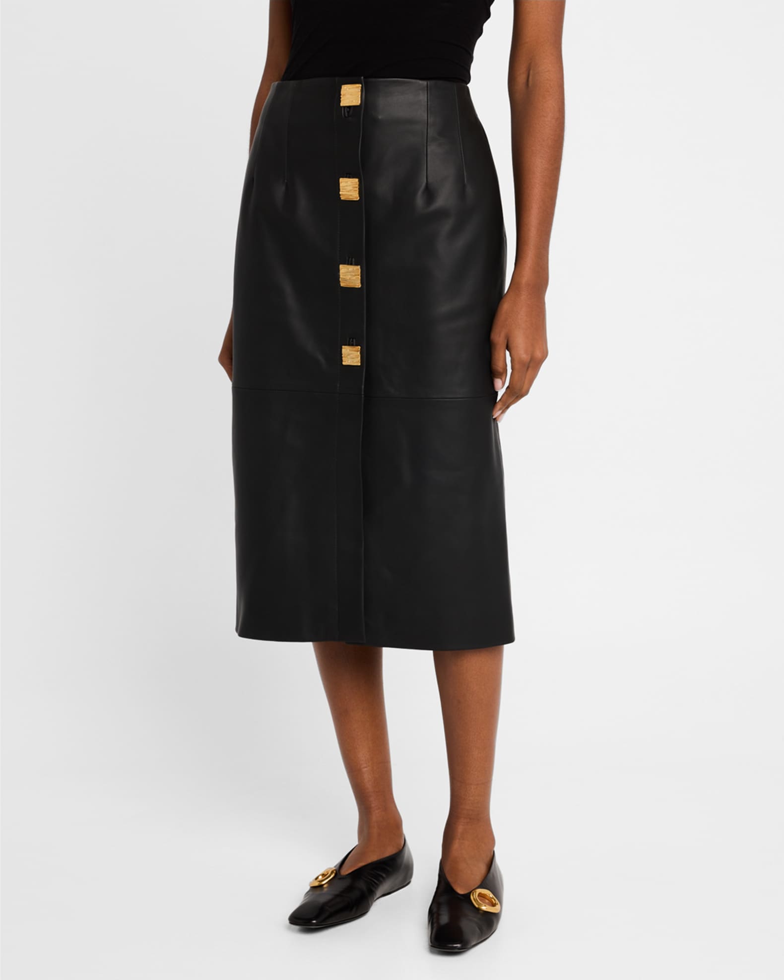 Leather skirt neiman marcus hot sale
