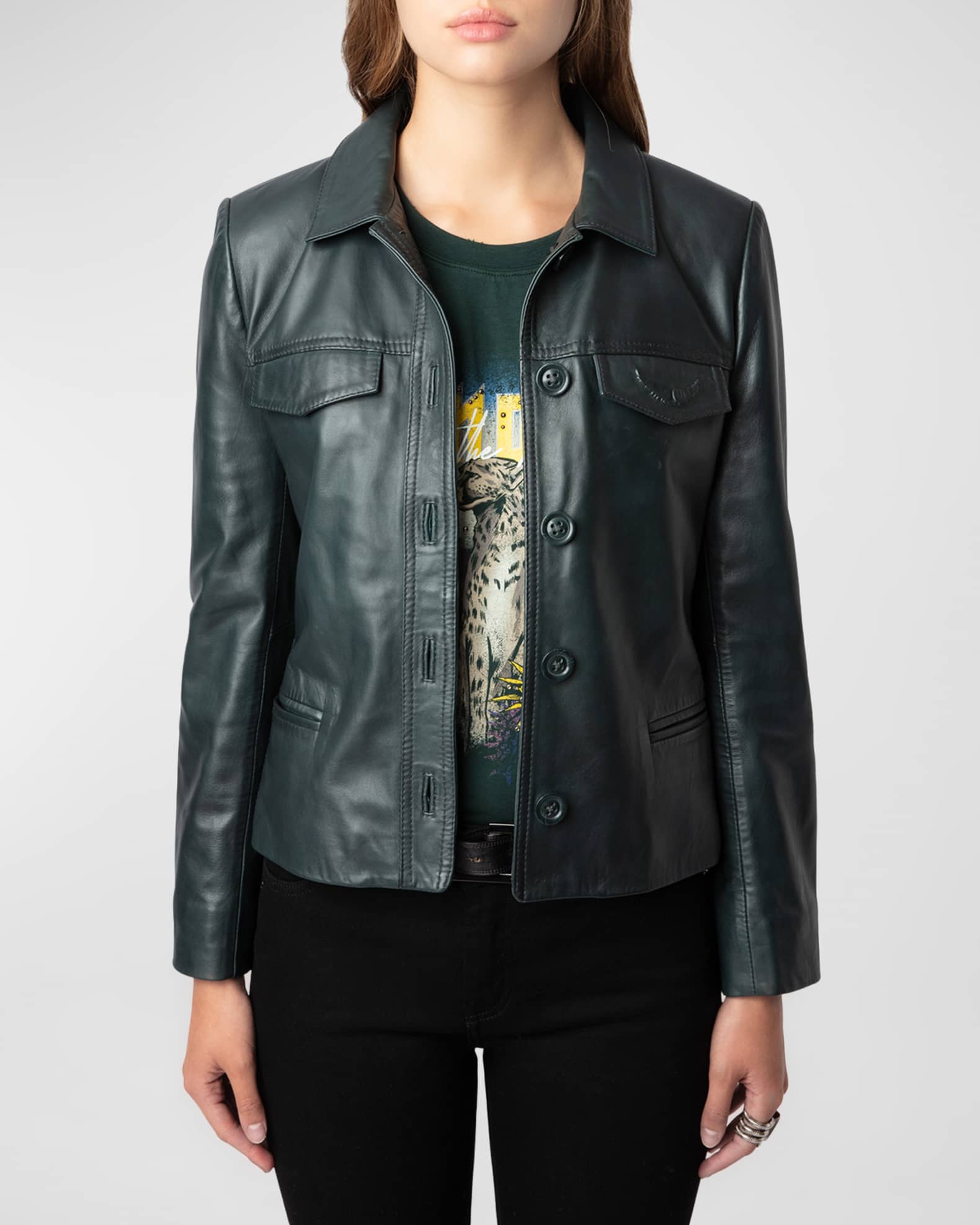Liams Lambskin Leather Jacket