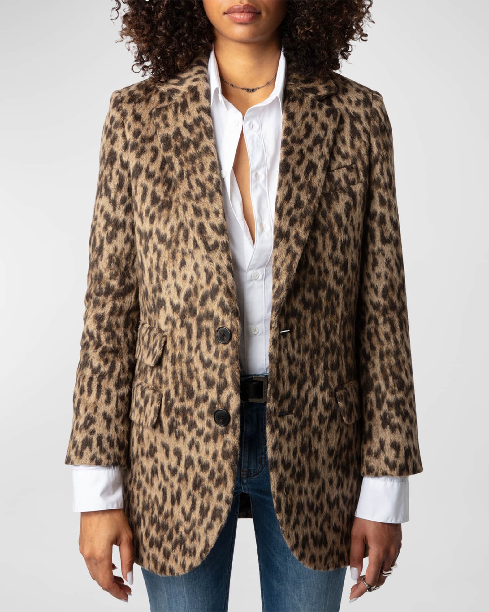 Neiman marcus leopard coat cheap