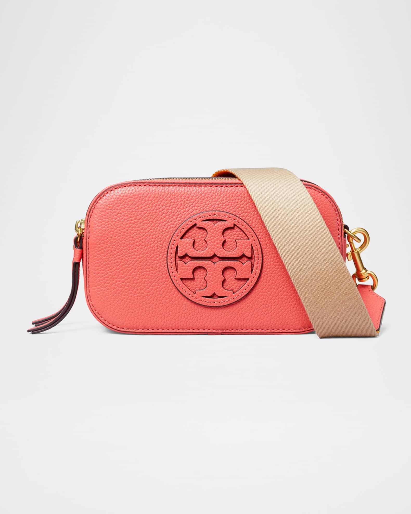 Tory Burch Miller Mini Leather Crossbody Bag