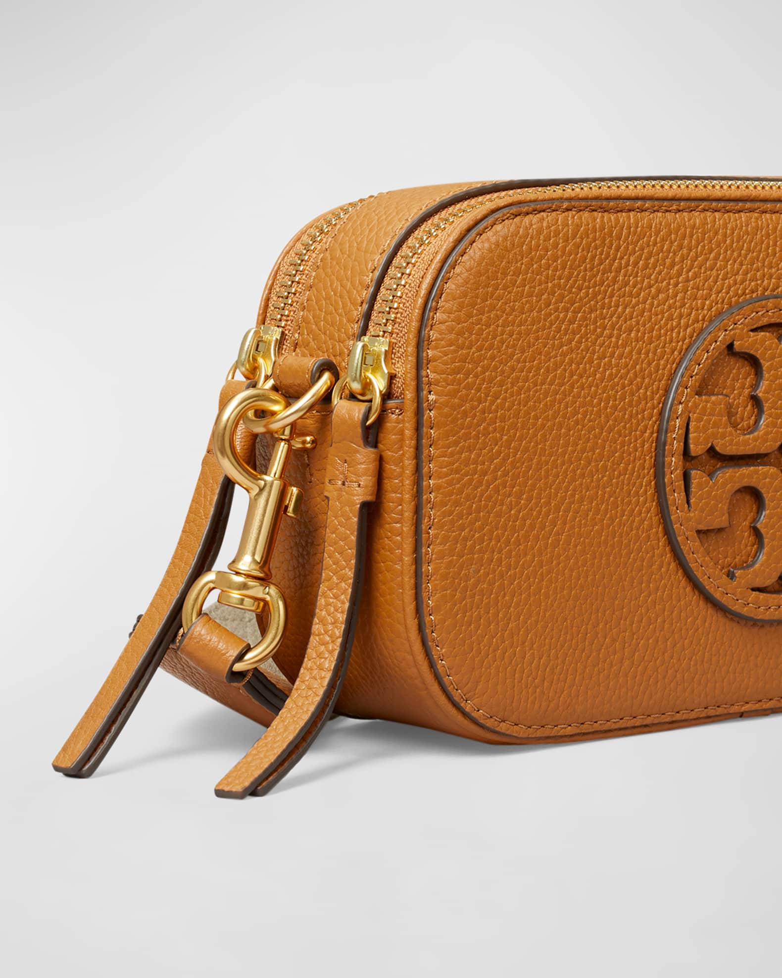 Tory Burch Miller Mini Leather Crossbody Bag | Neiman Marcus