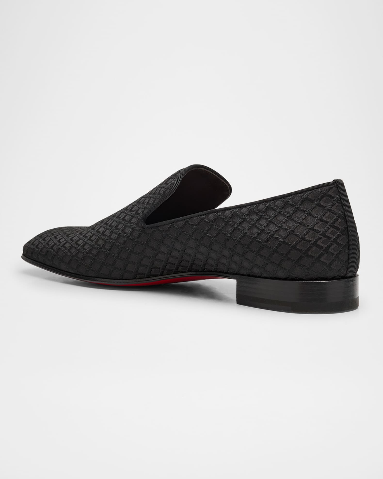 Christian Louboutin Men's Dandelion Jacquard Loafers